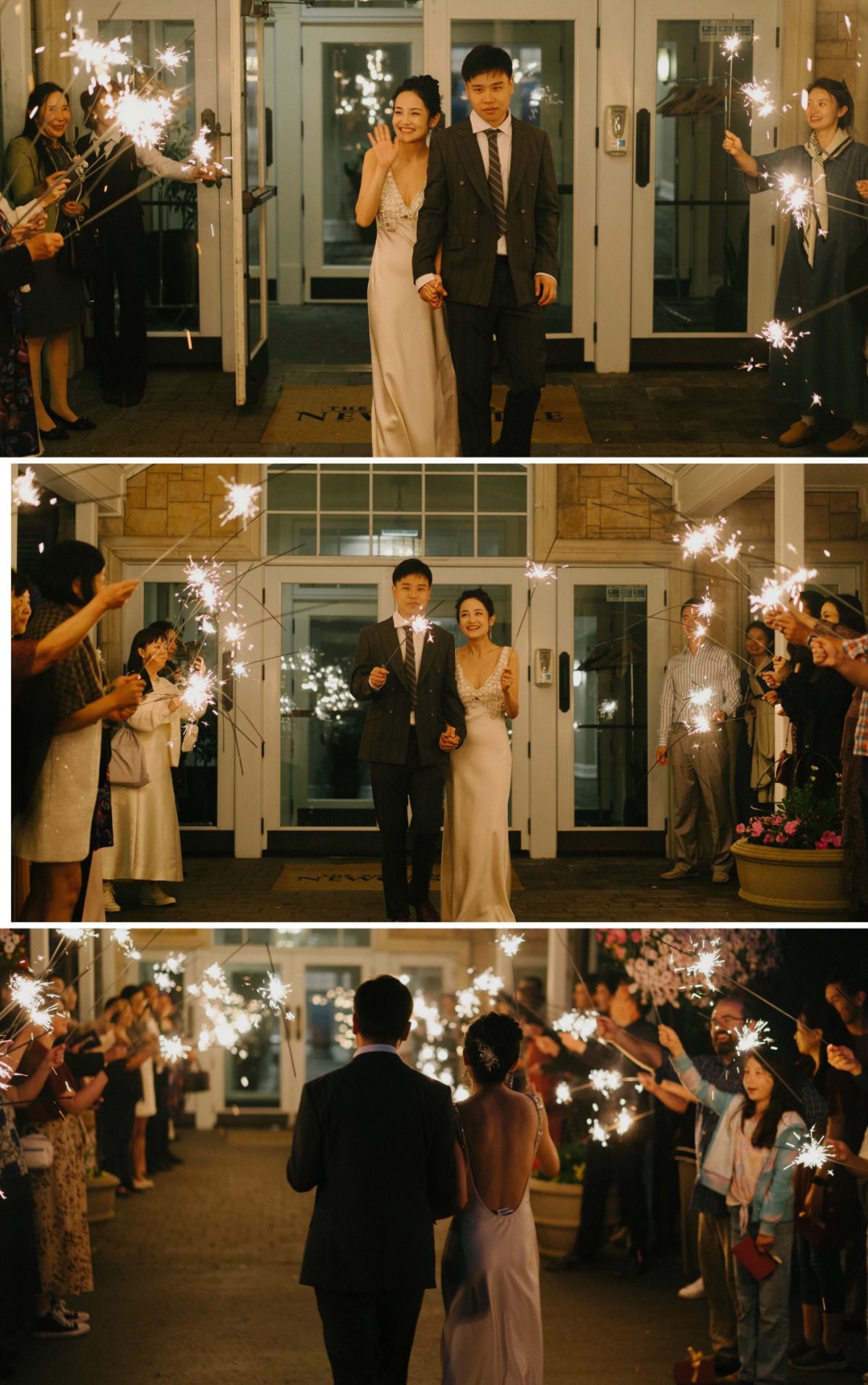 sparkler exit for wedding
