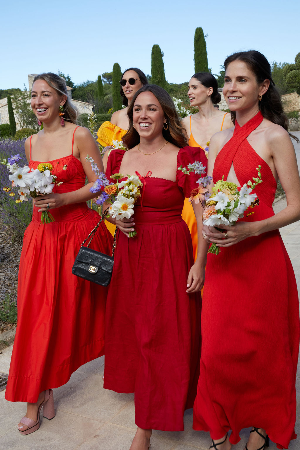 red bridesmaid dress ideas