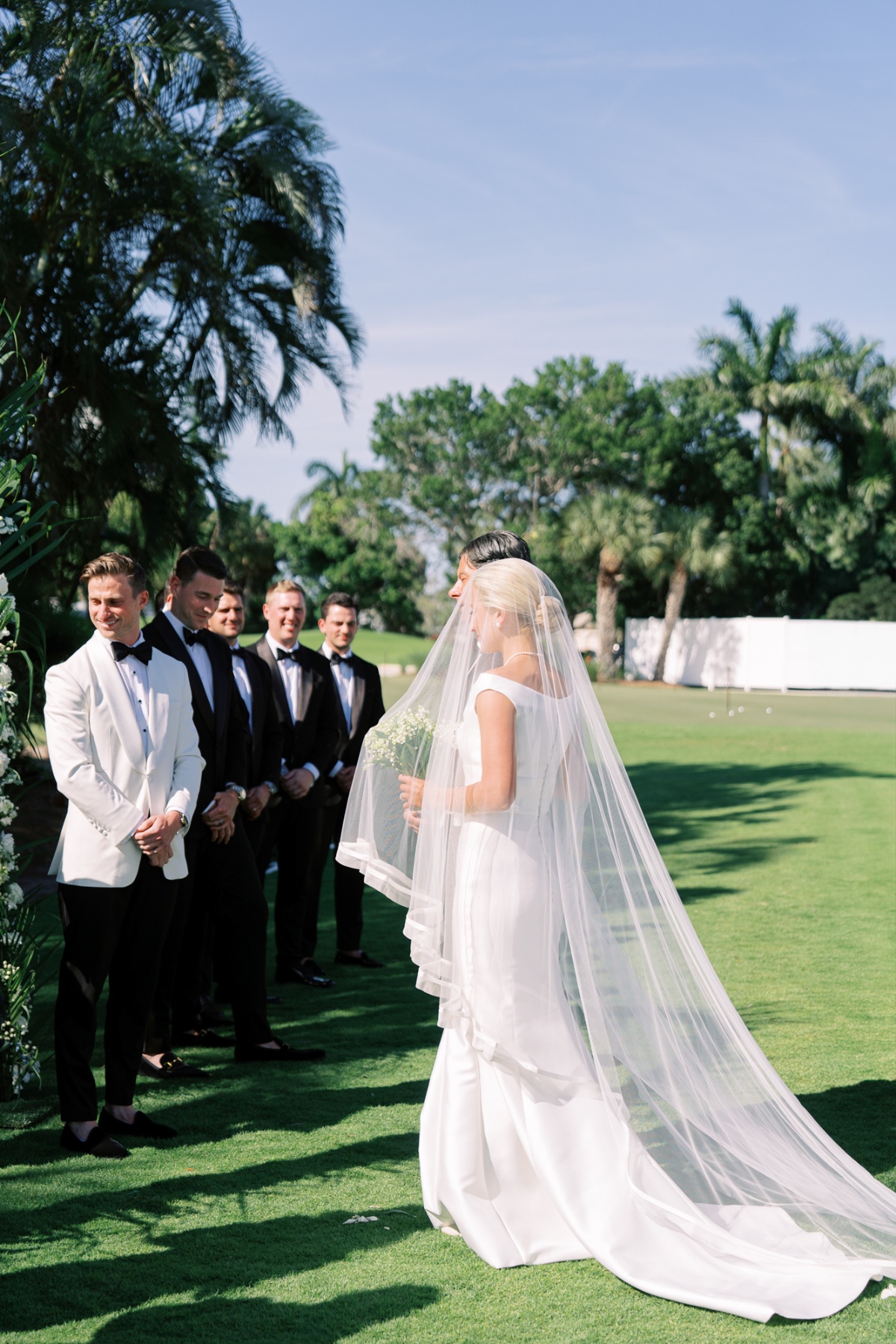 country club wedding ceremony