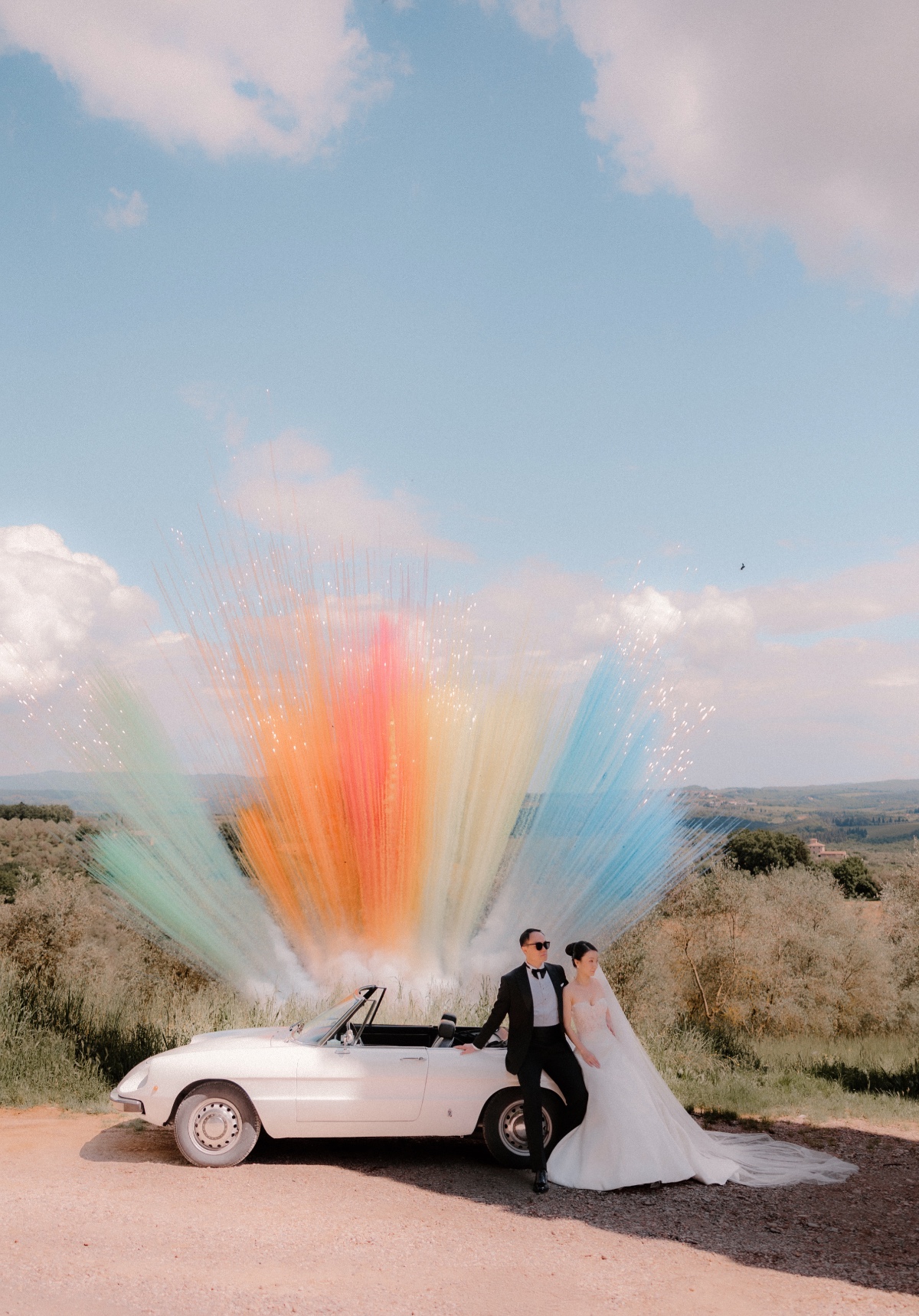 colorful fireworks