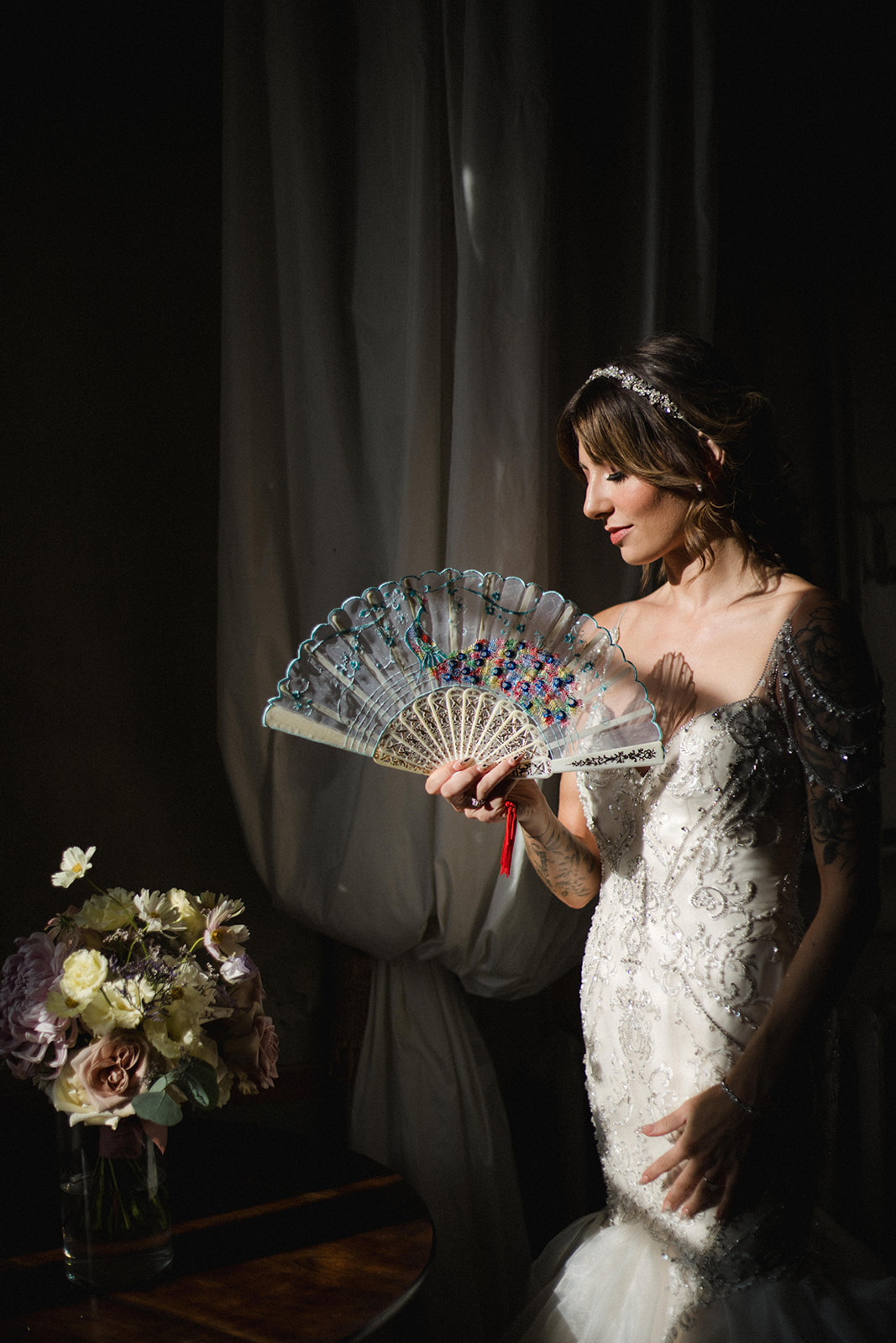 bridal fan