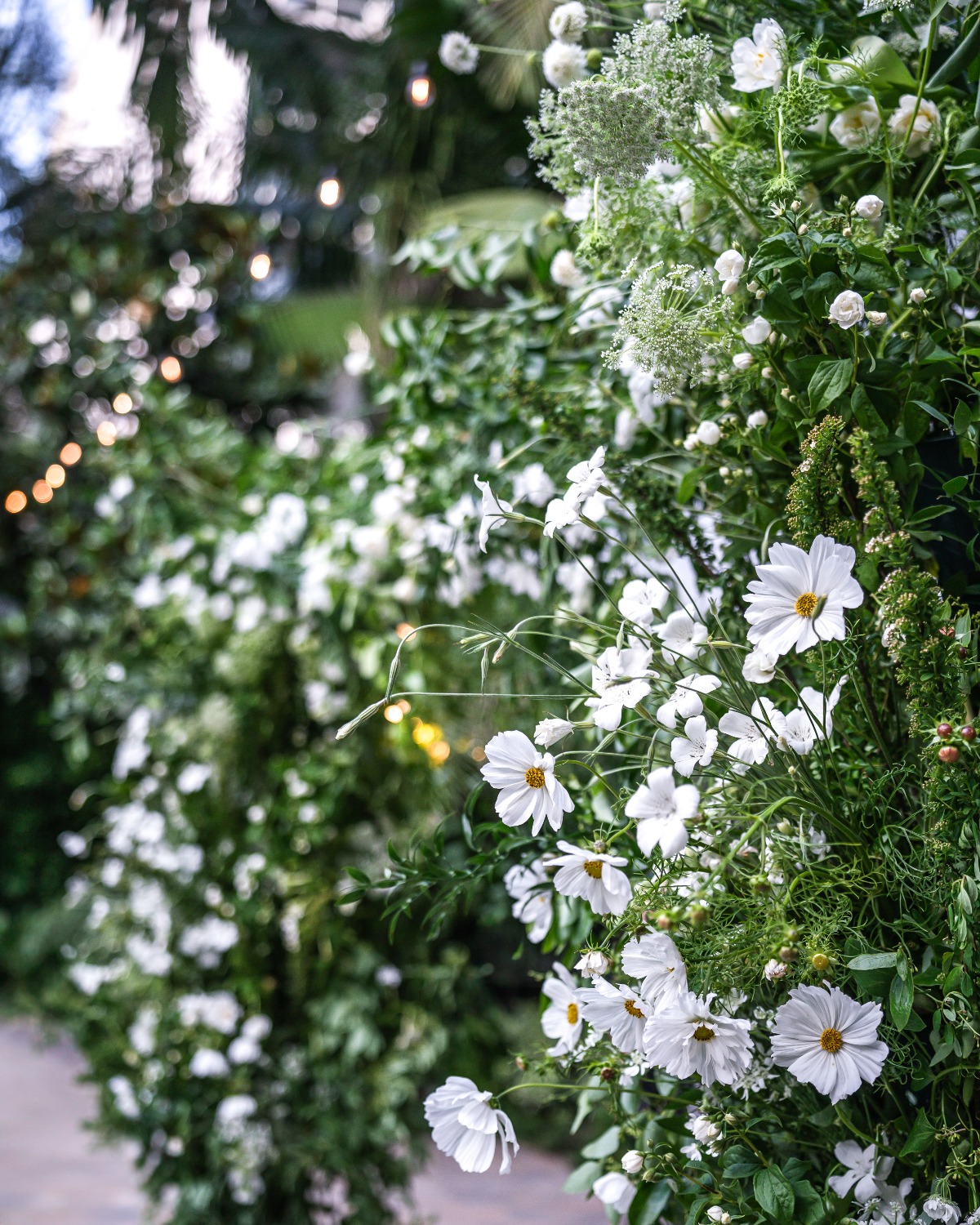 wildflower floral arch