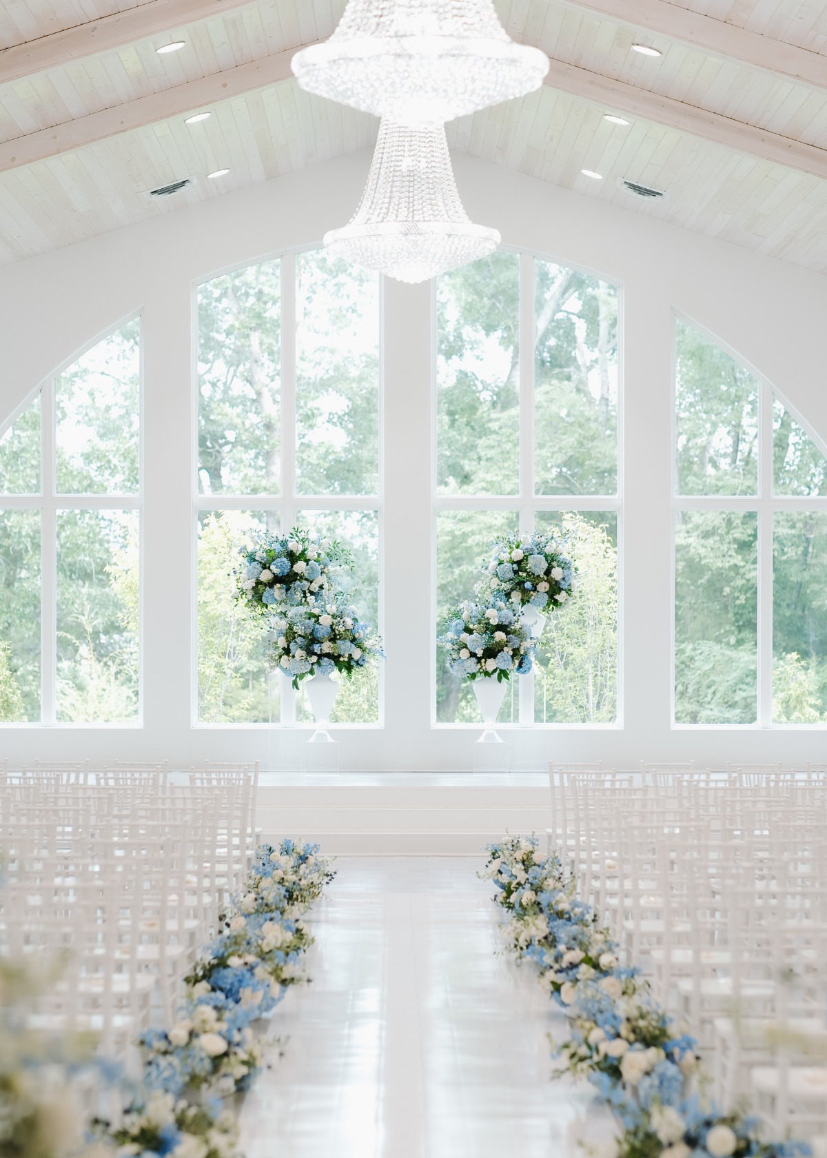 bright white chapel wedding ideas