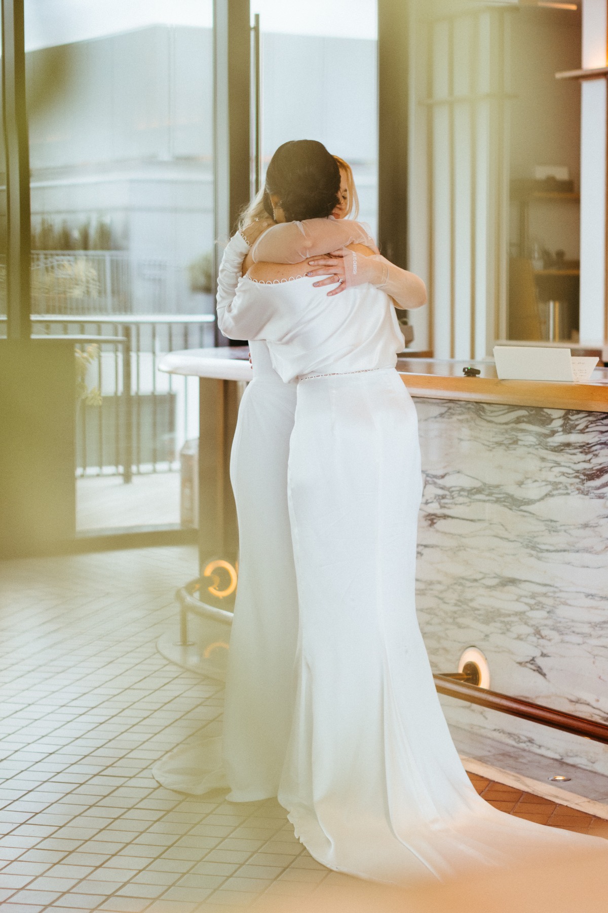 two brides first look ideas