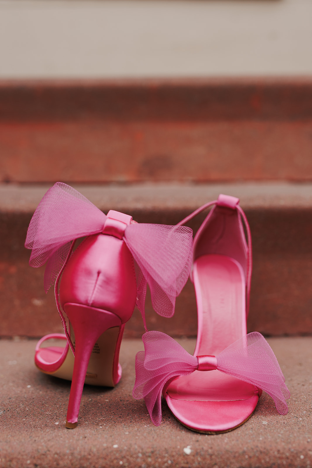pink bridal shoes