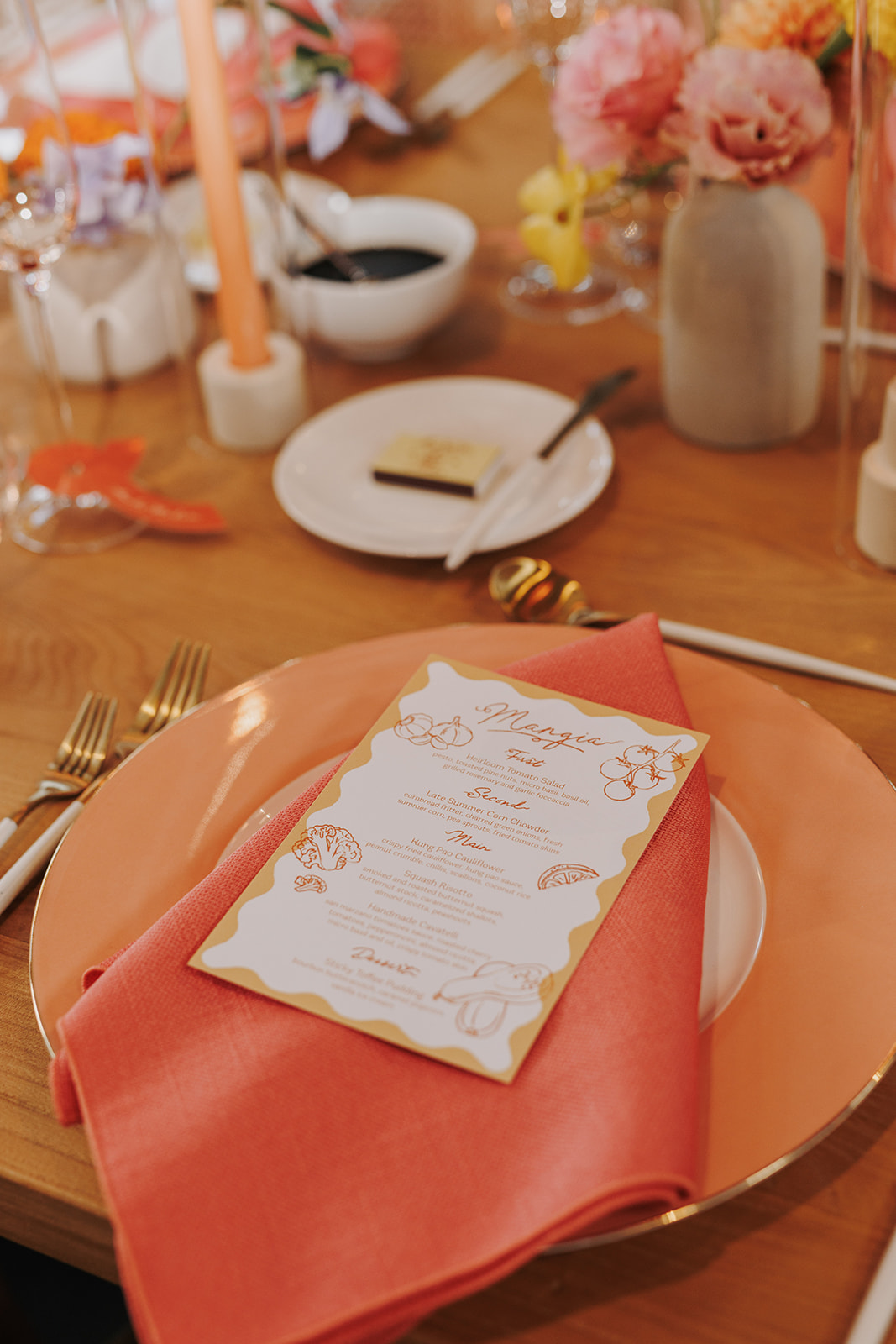 orange wedding ideas