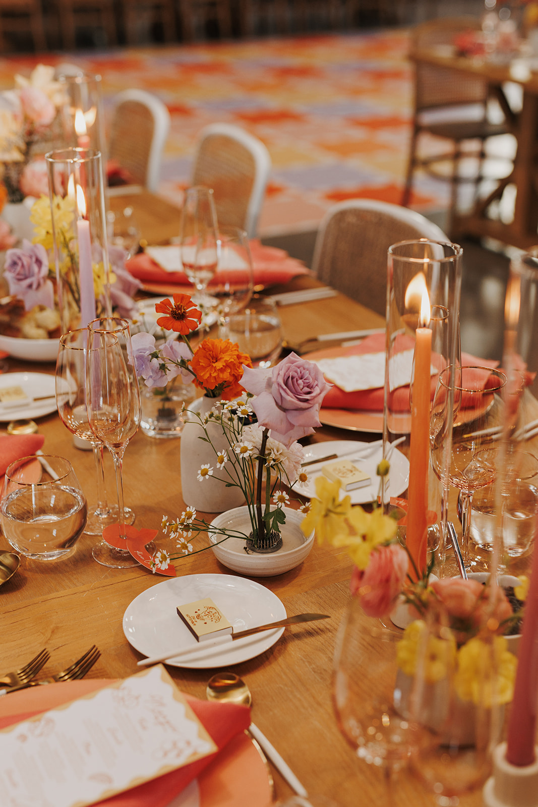colorful and simple wedding ideas