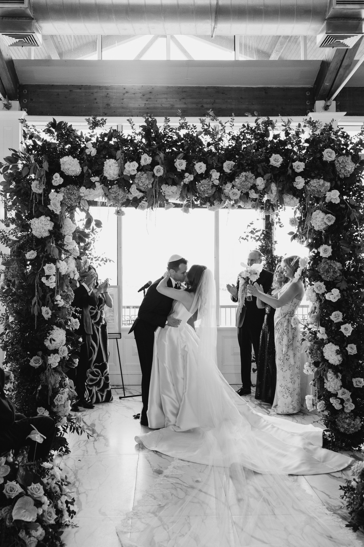 bw-wedding-photo