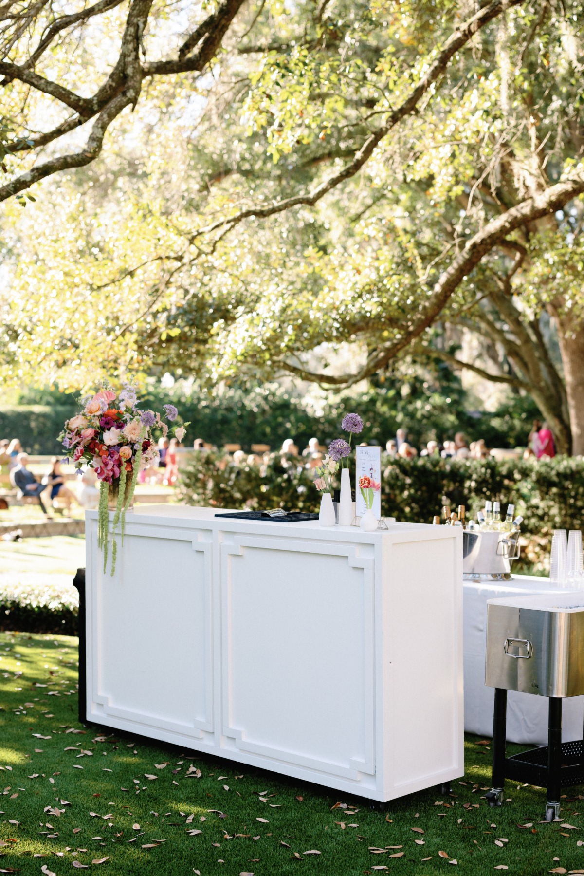 outdoor bar for wedding