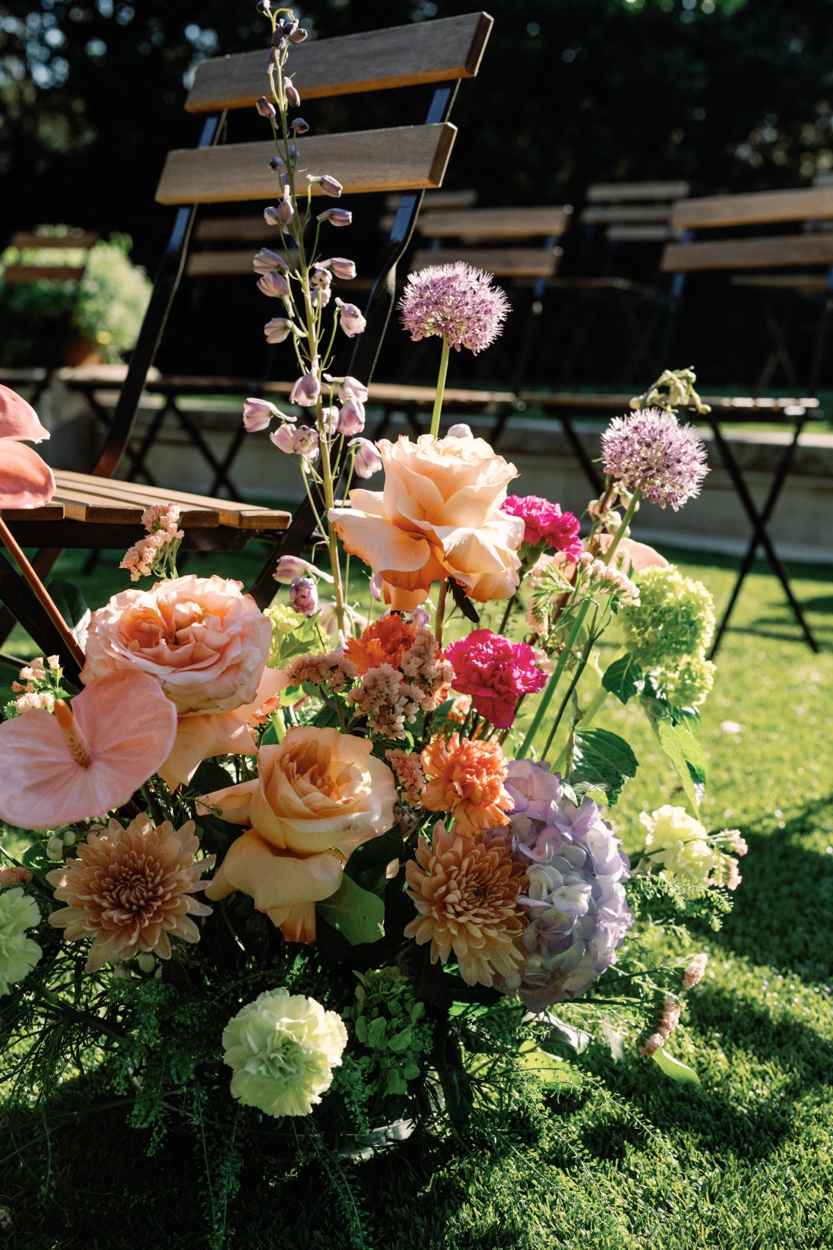 vibrant pastel color palette for wedding
