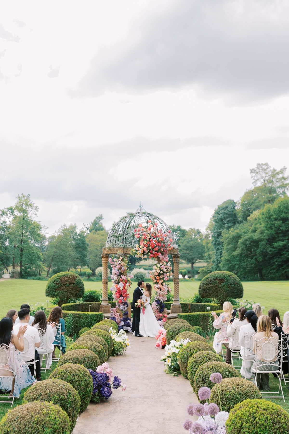 rainbow garden wedding ideas