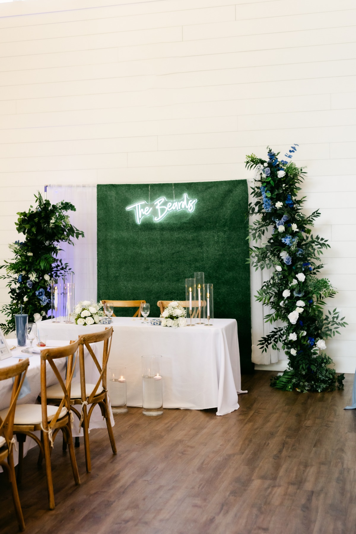 custom neon wedding sign last name
