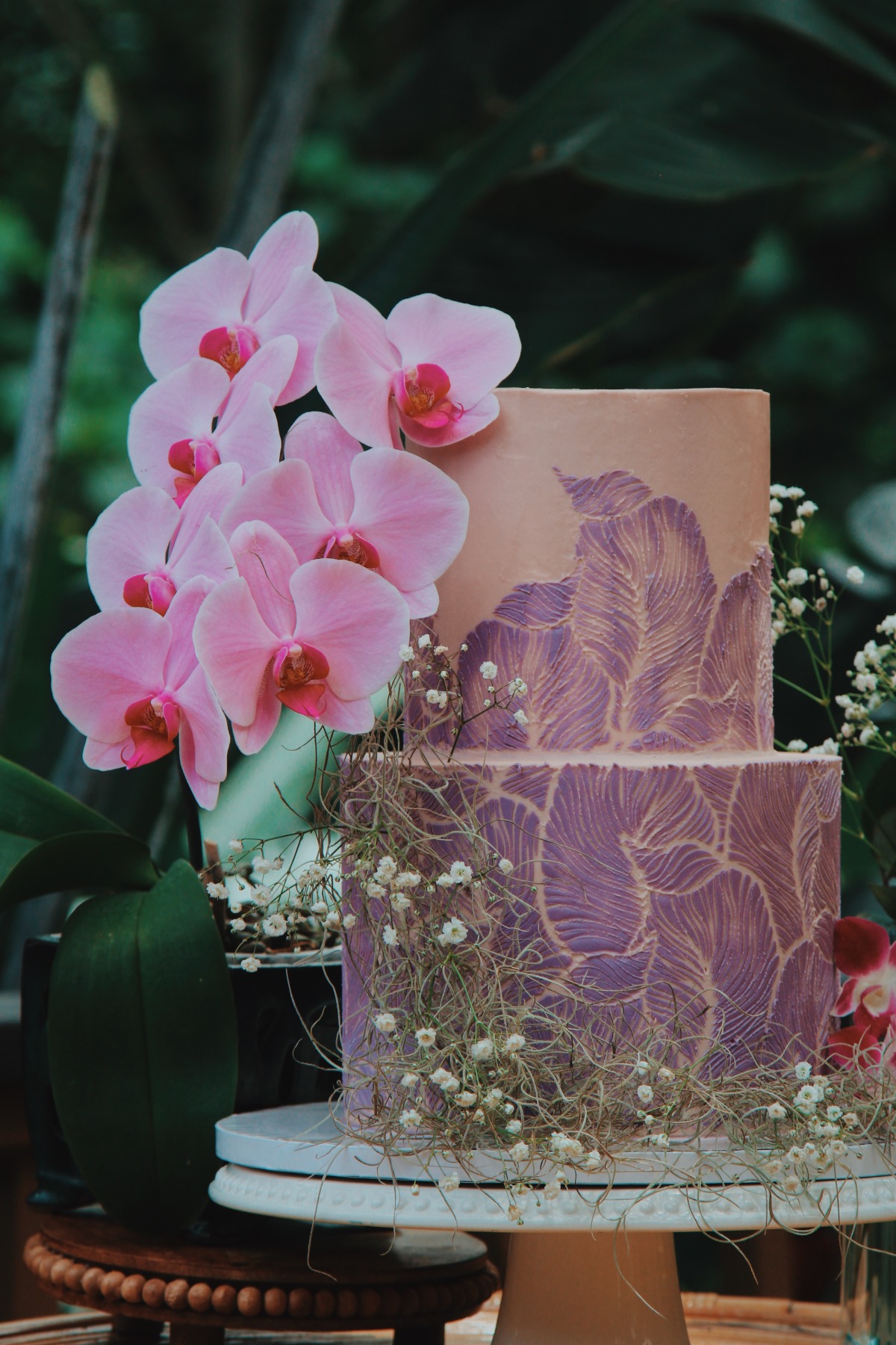 tropical wedding cake ideas