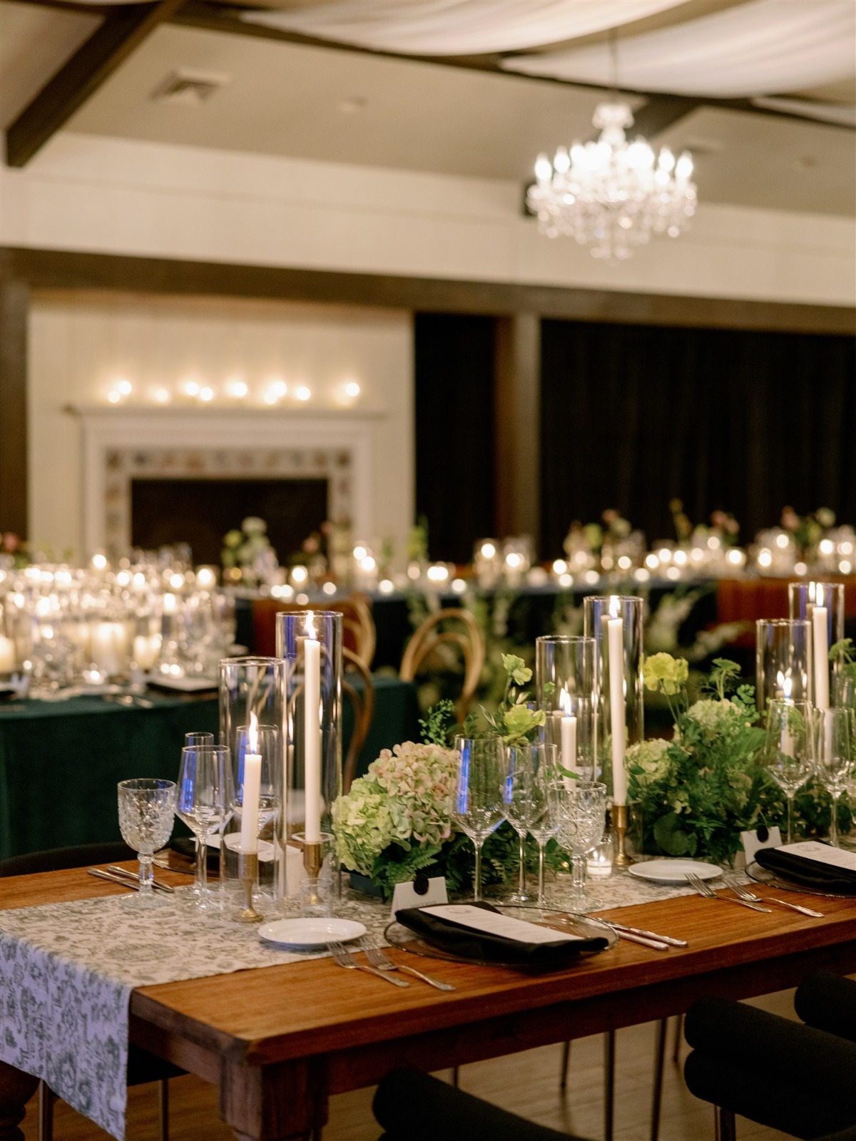 green centerpieces