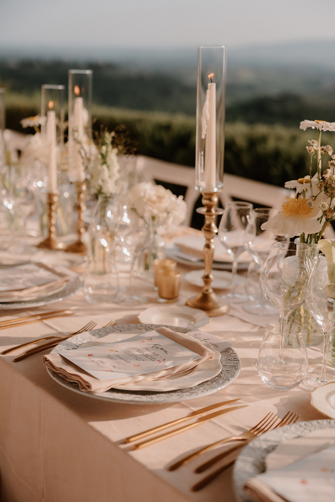 neutral wedding reception ideas