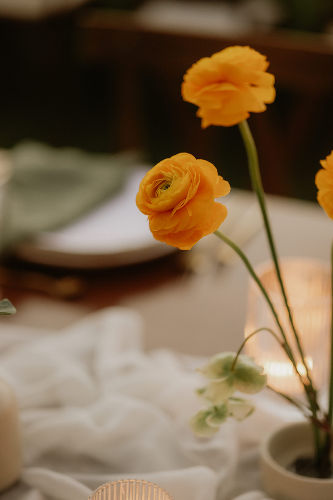 orange and olive wedding colors