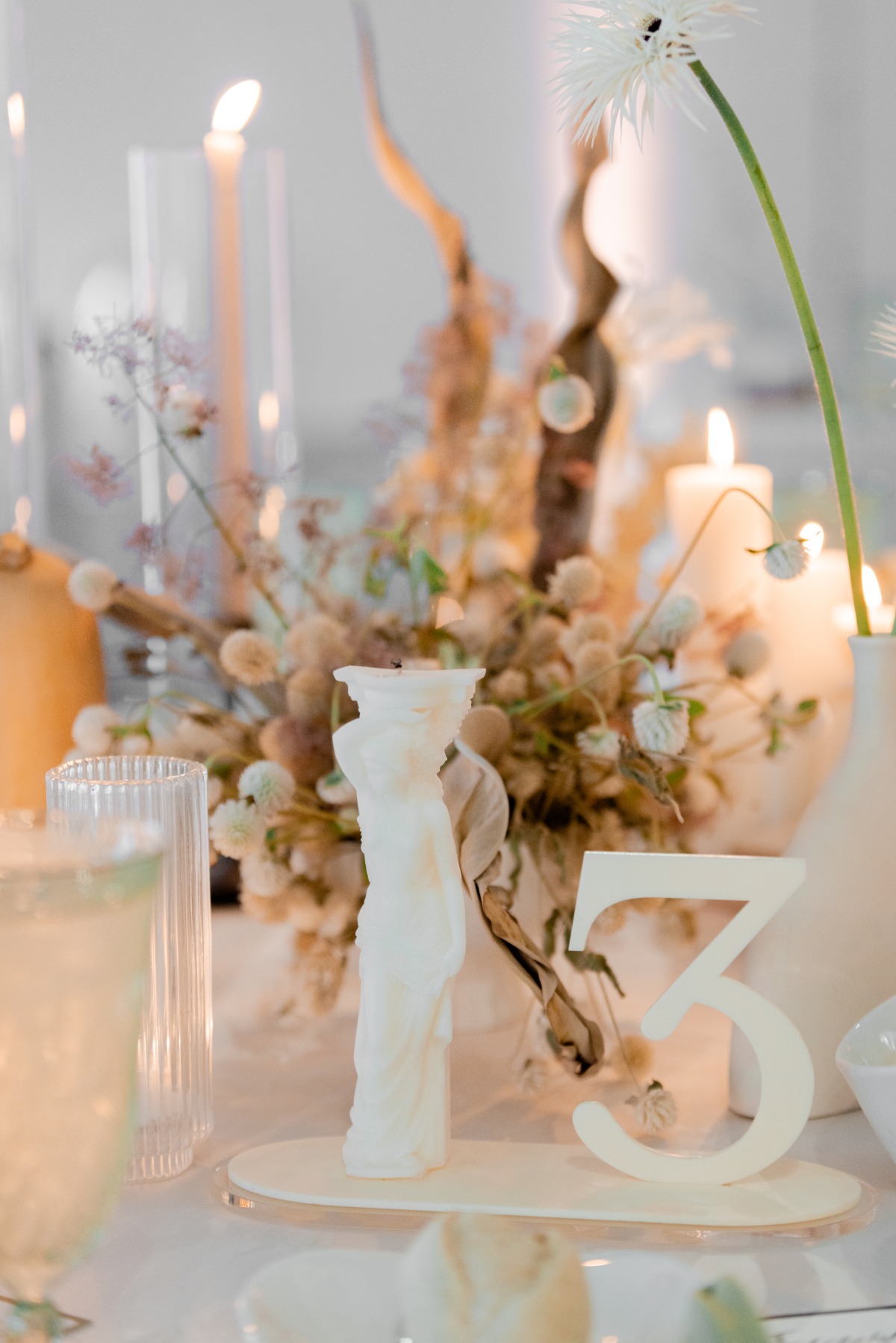 candle table numbers