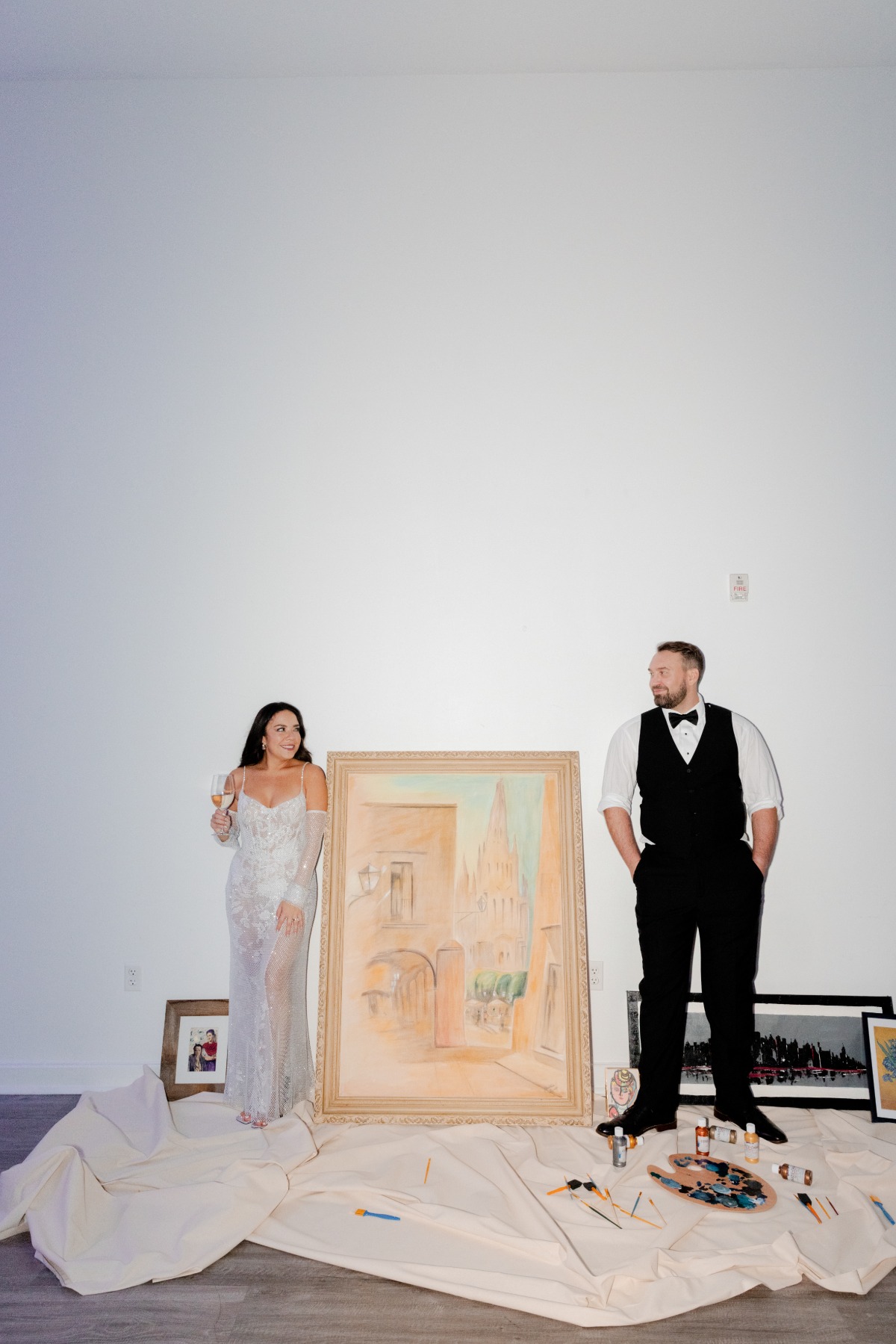 fine art wedding portraits