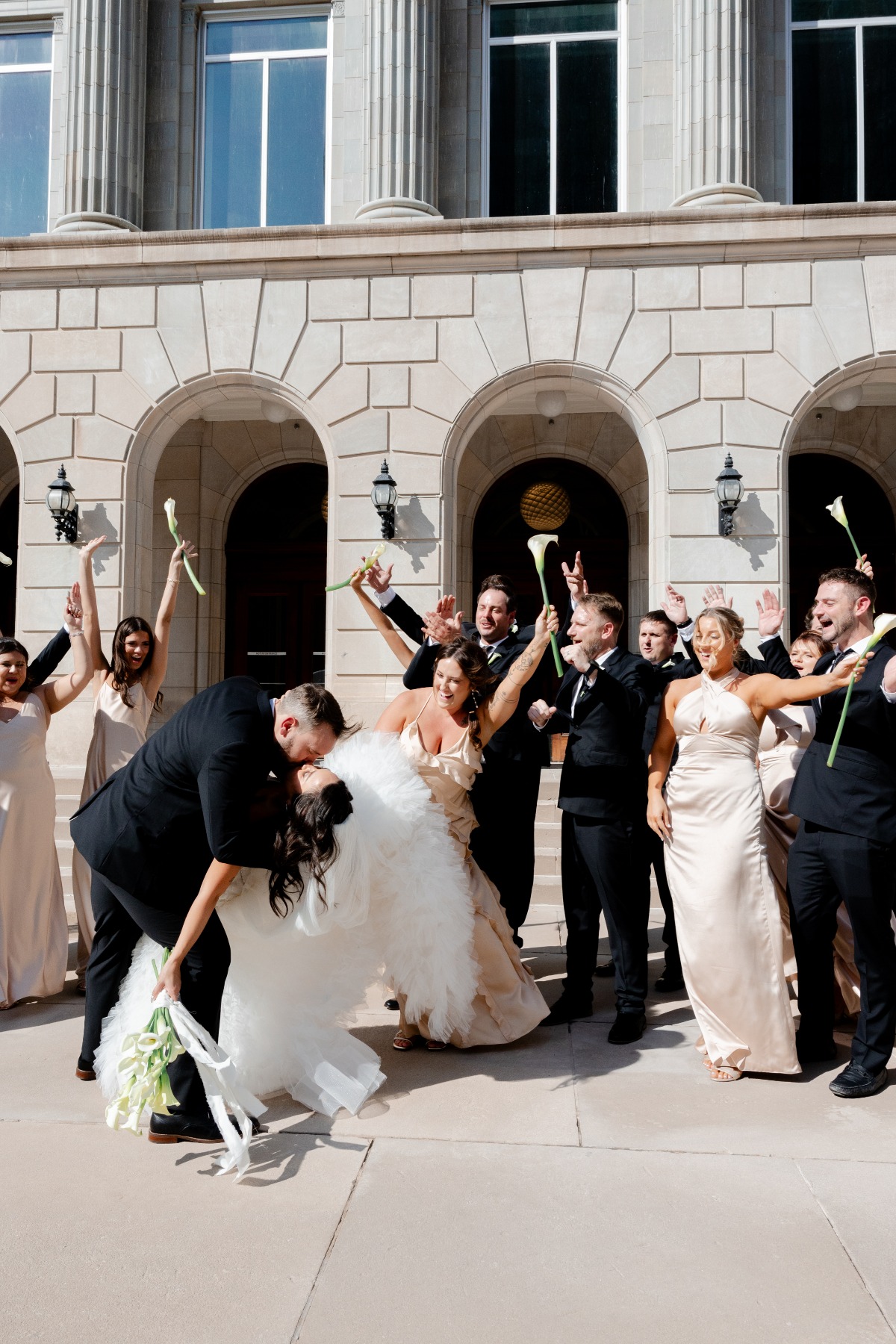champagne bridesmaid dresses