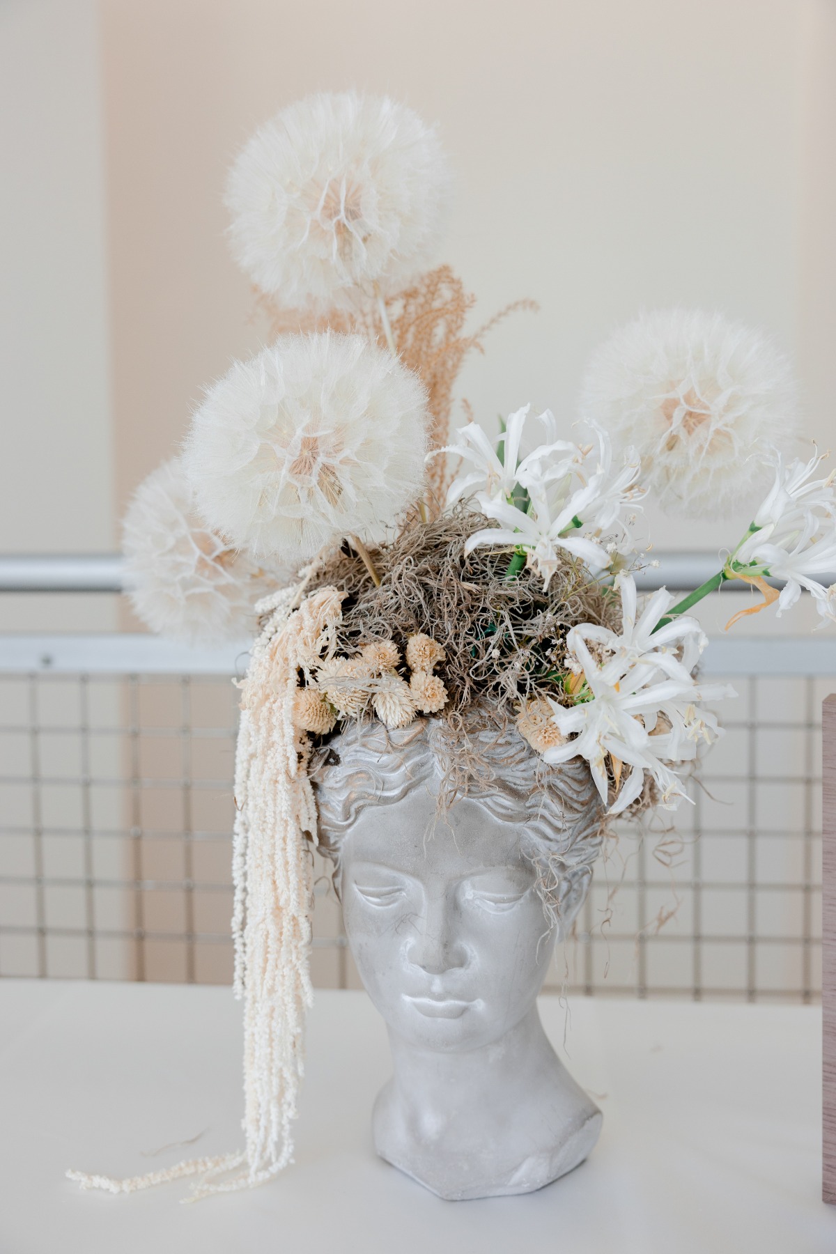 art-inspired floral arrangements