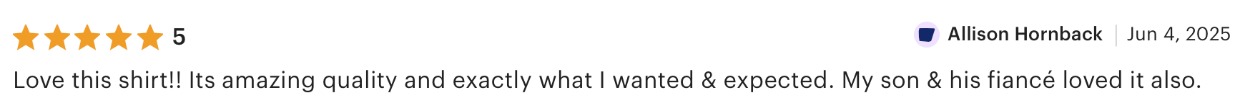 five star review for Before the I Do’s