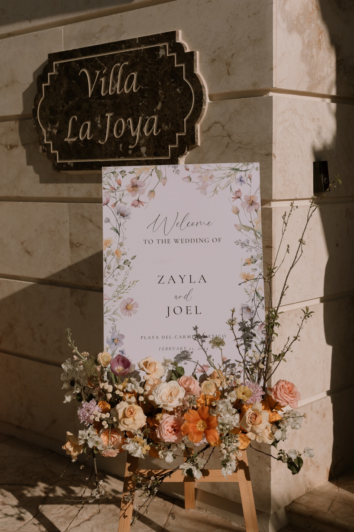 wedding at villa la joya