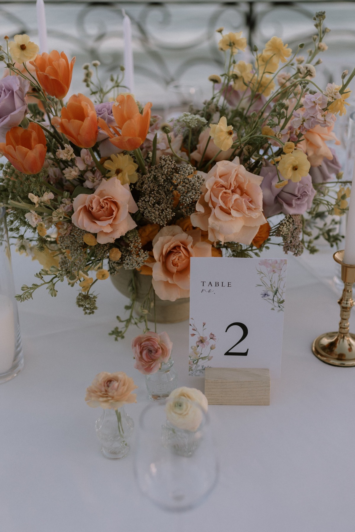 heart shaped wedding centerpieces