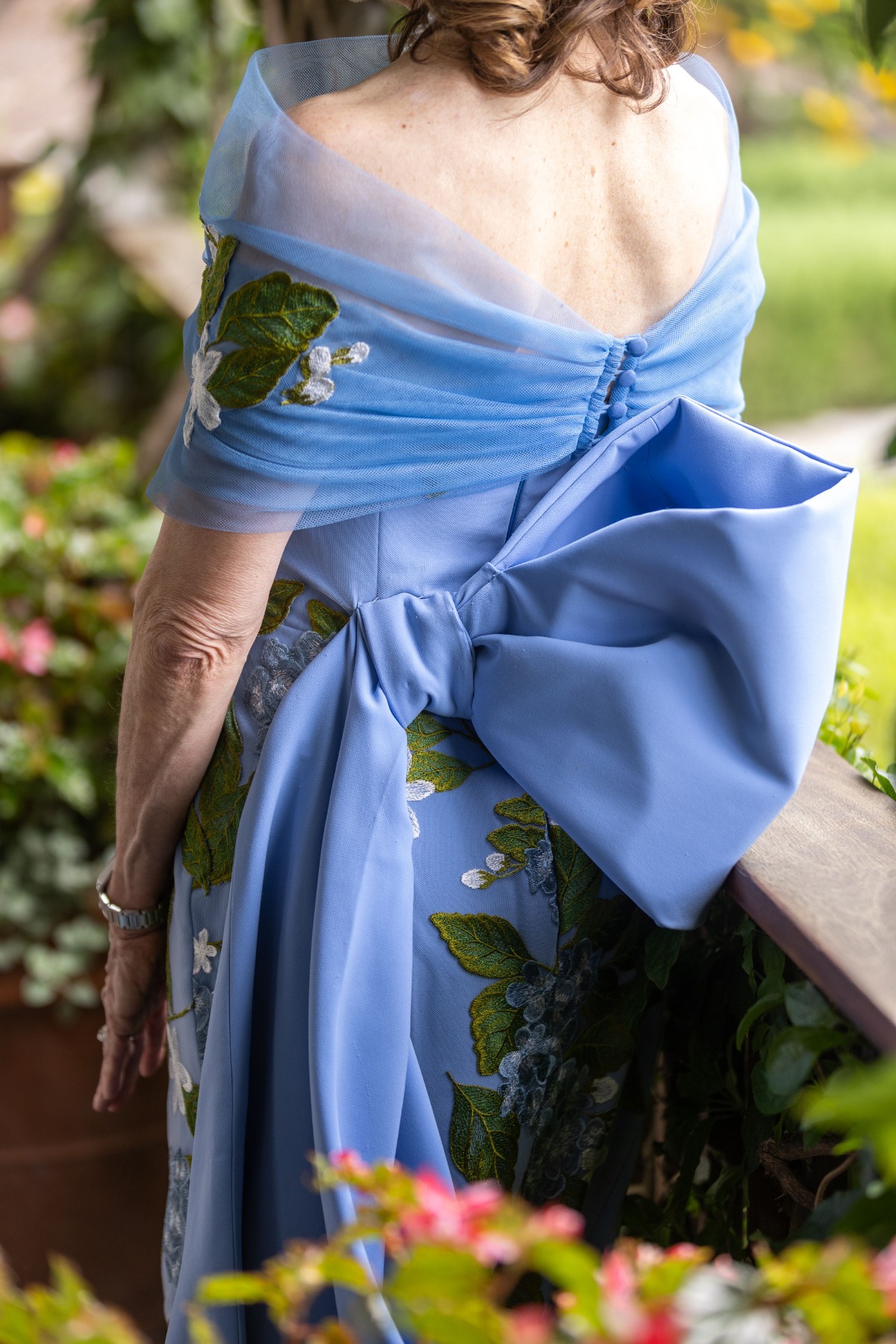stunning blue mother of the bride dress