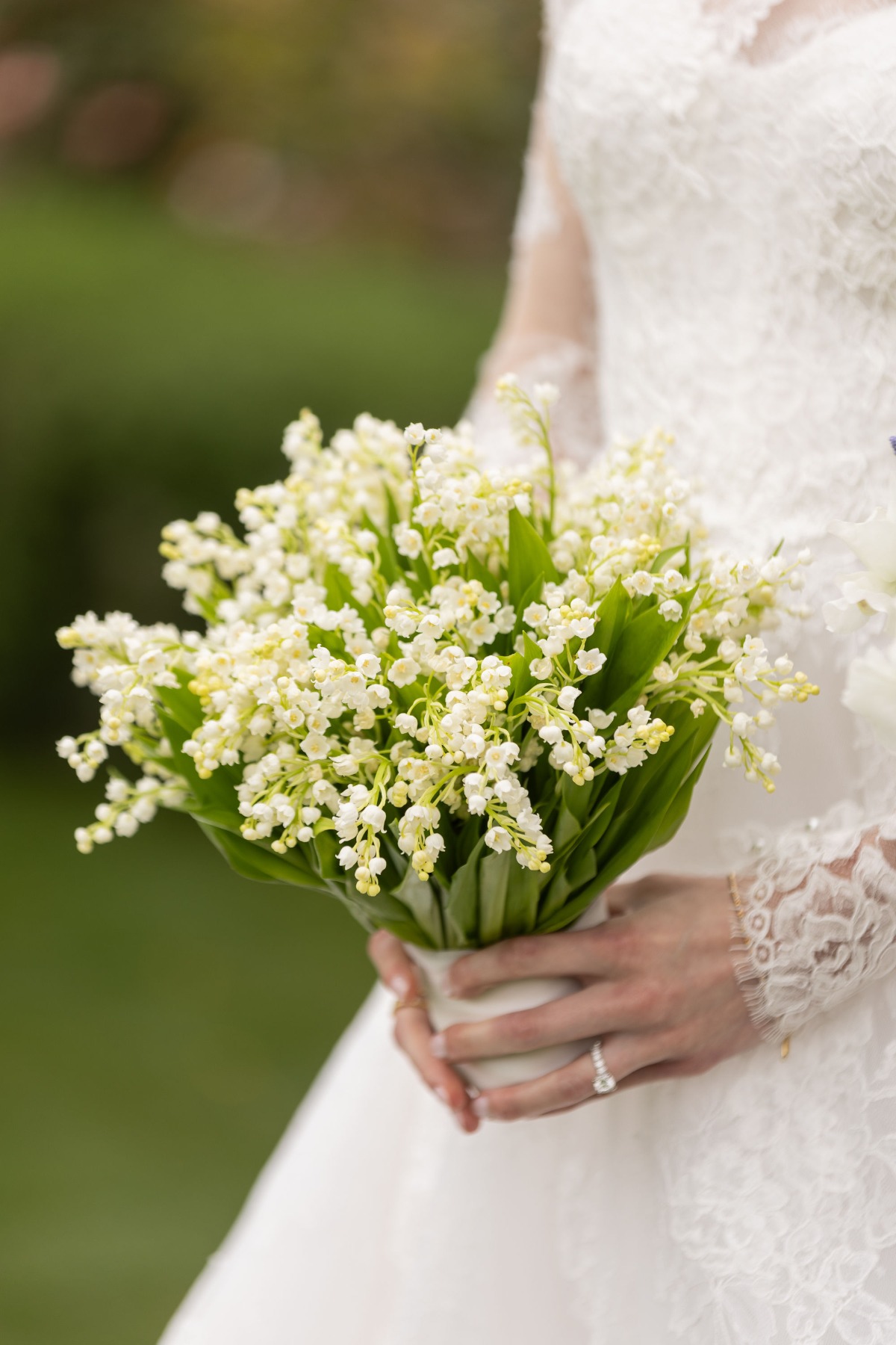 lily of the valley bridal bouquet