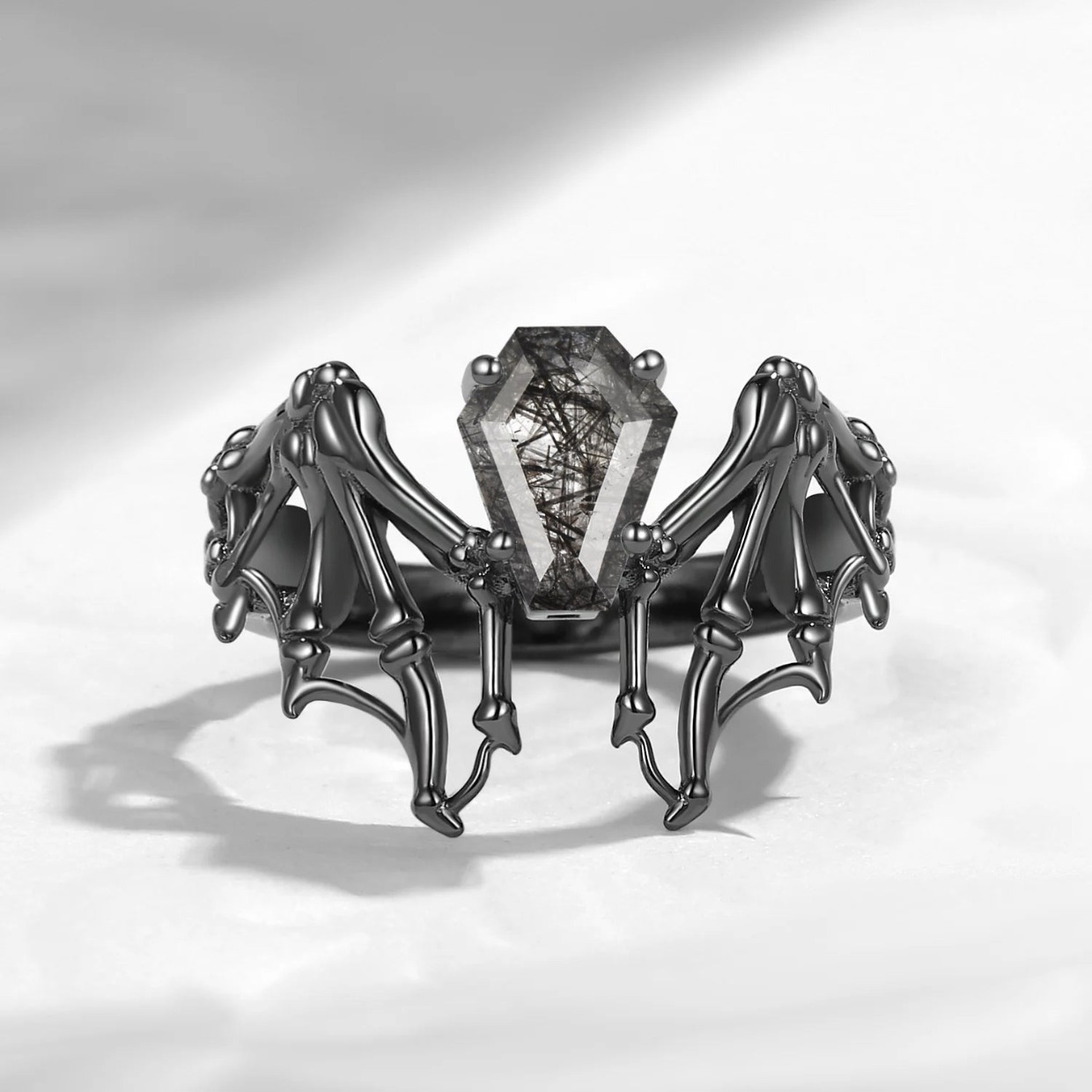gothic engagement ring by StarlandUS