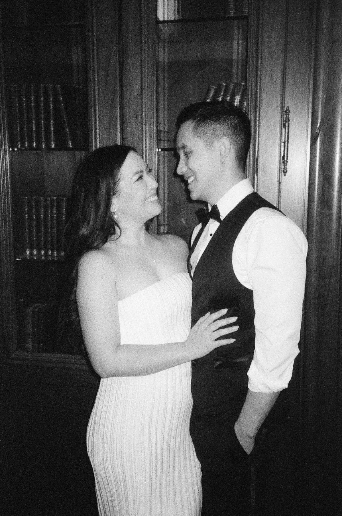 black and white film photography for wedding