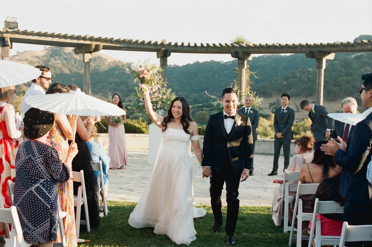 parasols wedding ceremony favors
