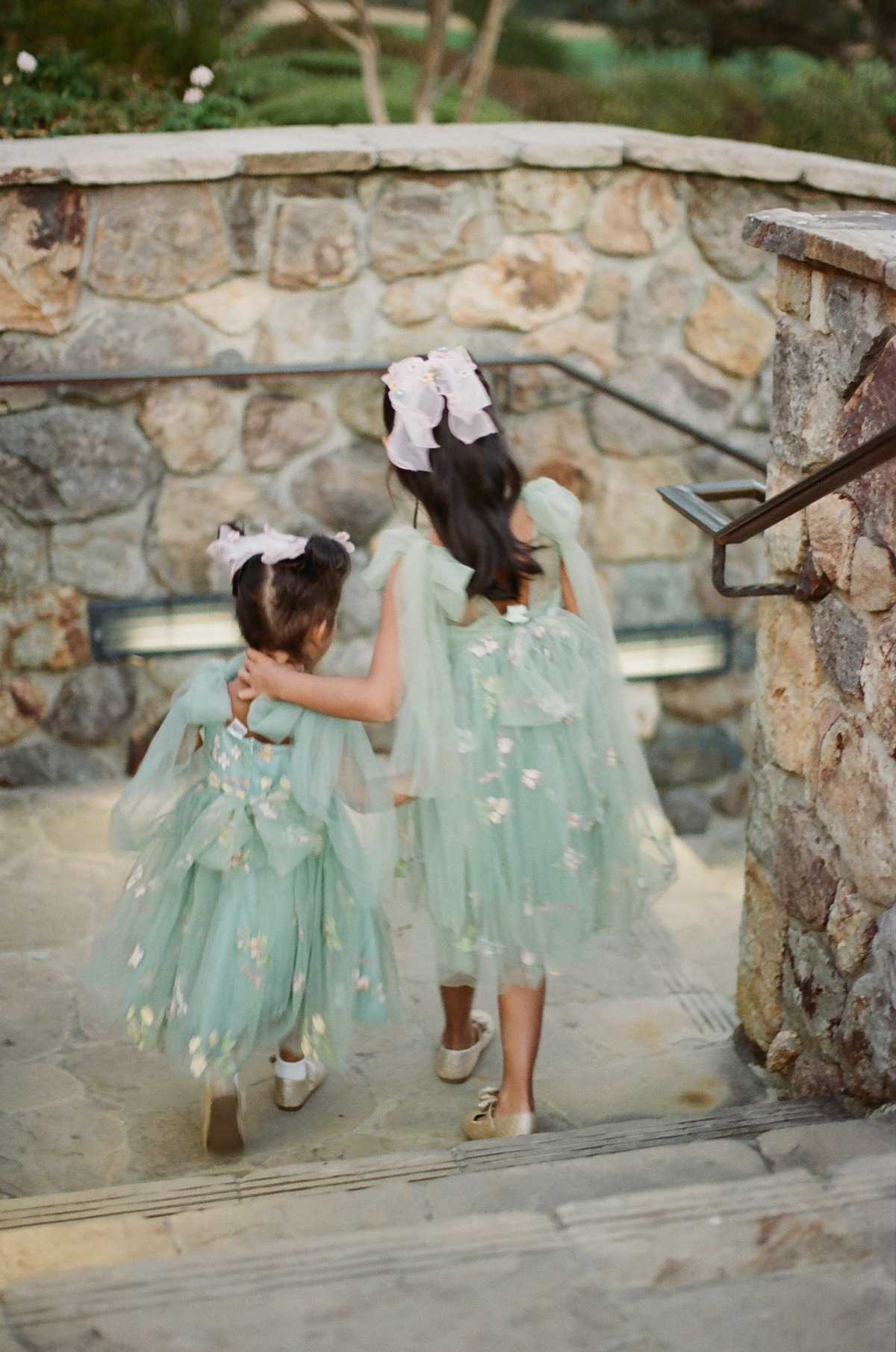 light sage green flower girl dresses