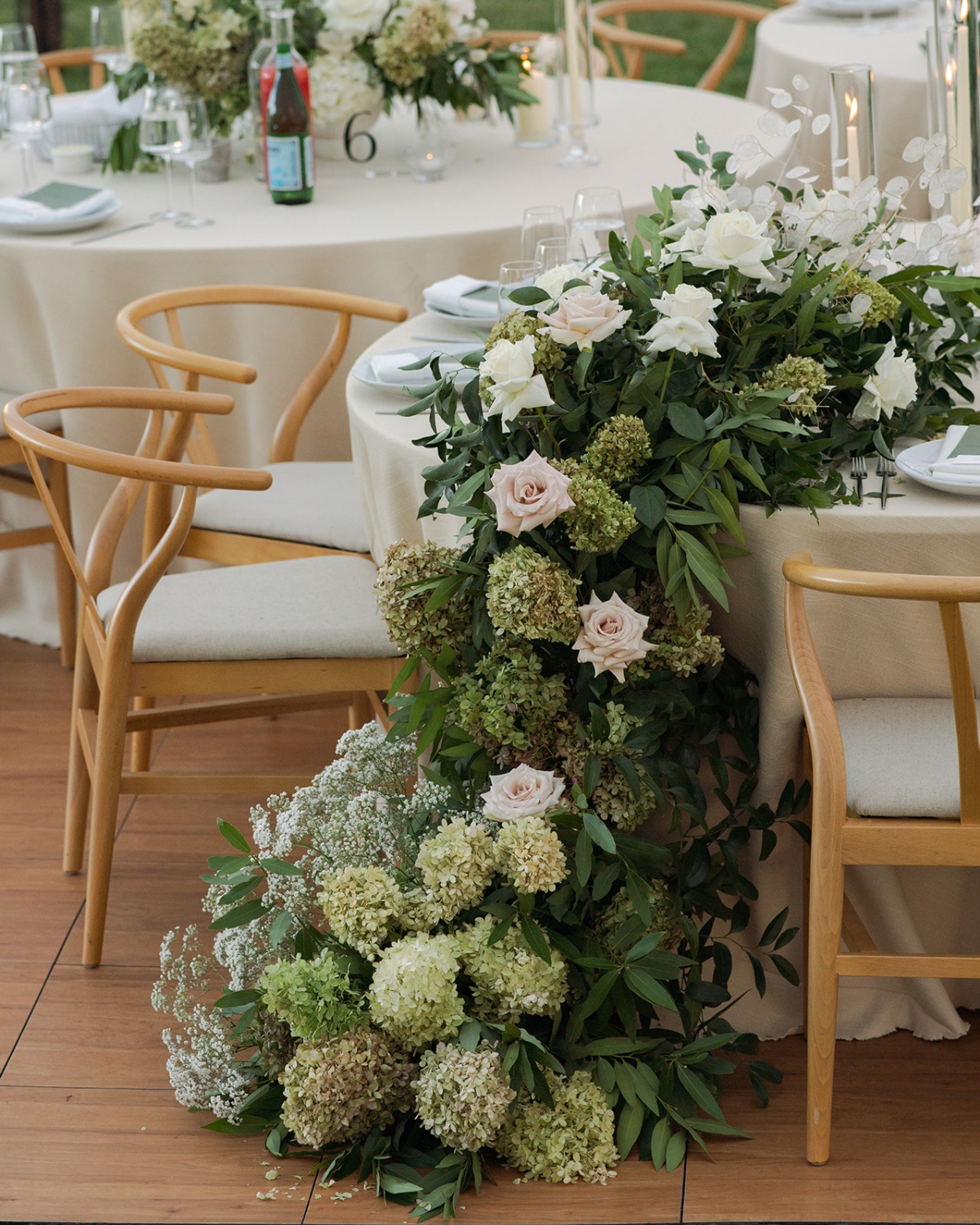 elegant mid century modern wedding chairs