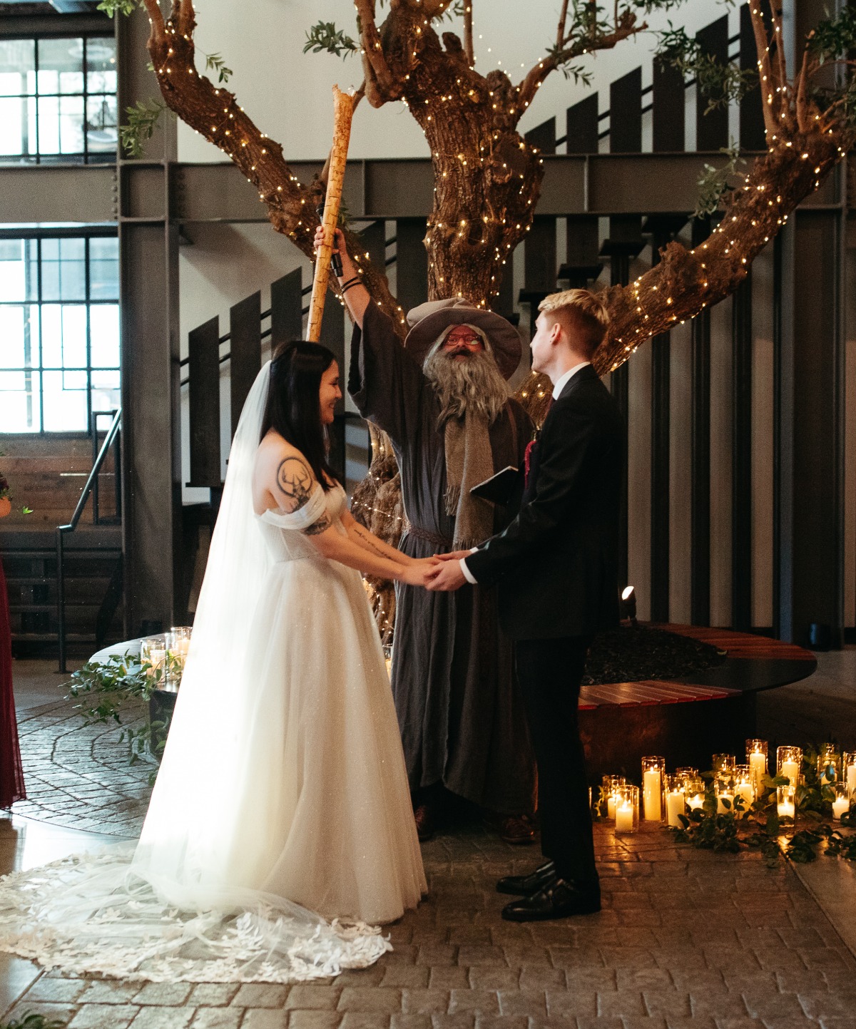 Lord of the Rings wedding ceremony