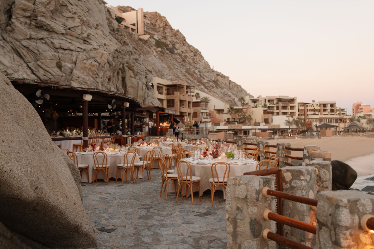 cliffside beach wedding reception ideas