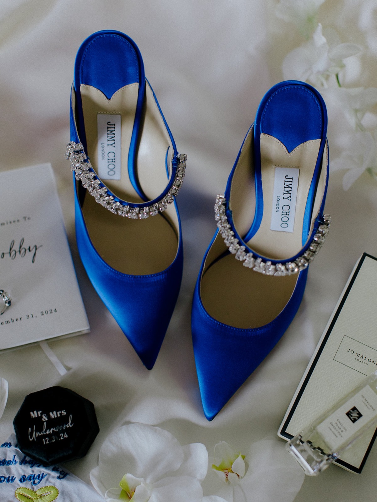 blue wedding shoes