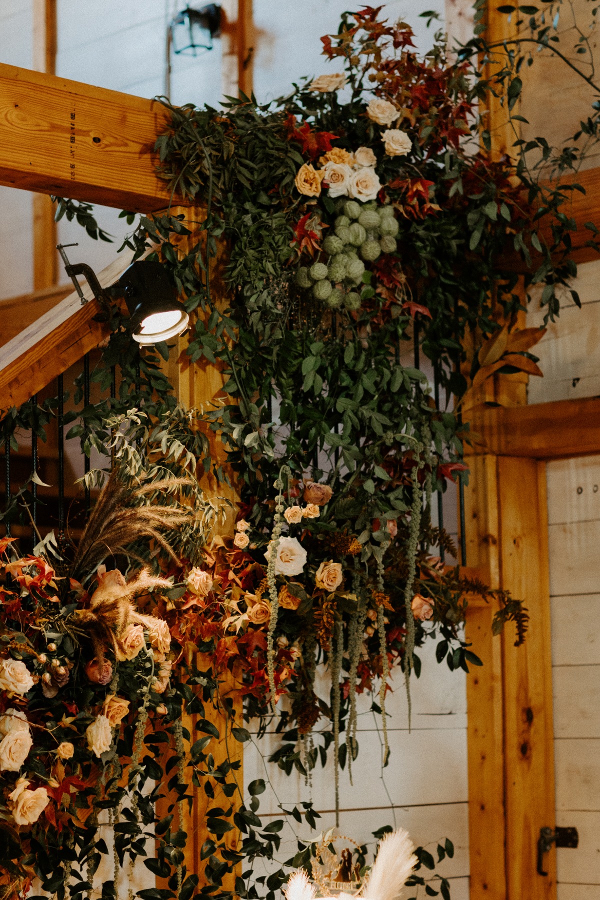 organic looking fall florals