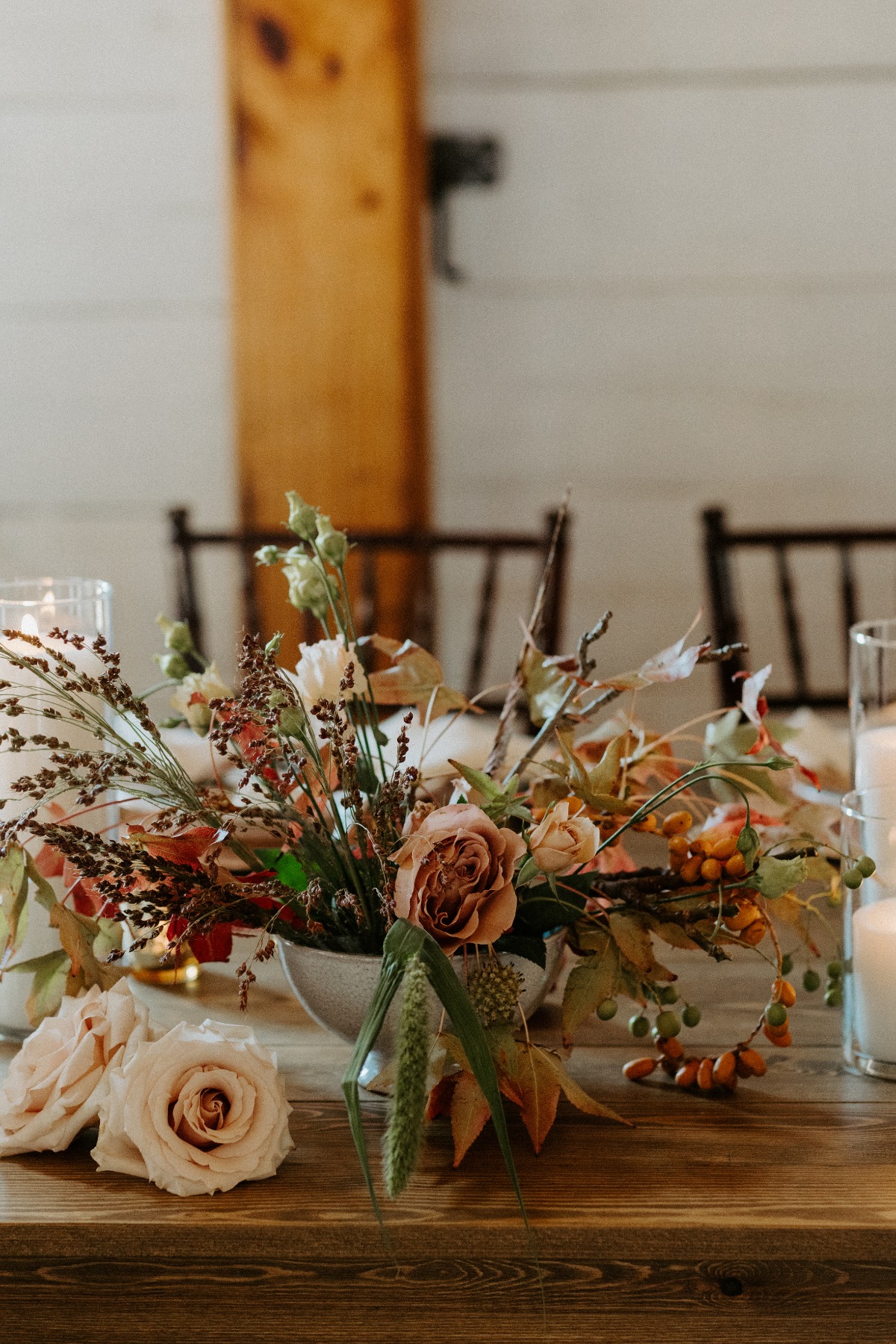 fall wedding centerpieces