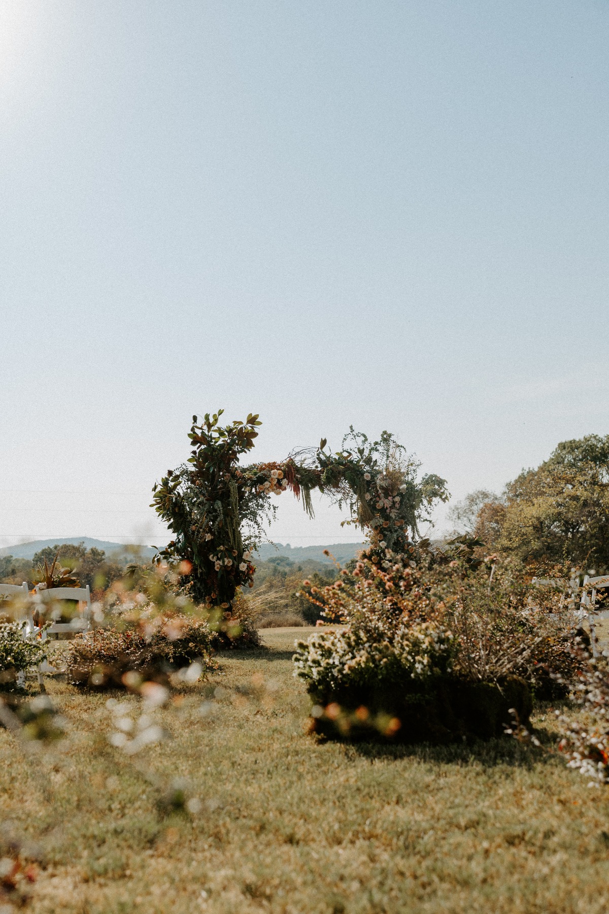 fall wedding ceremony inspiration