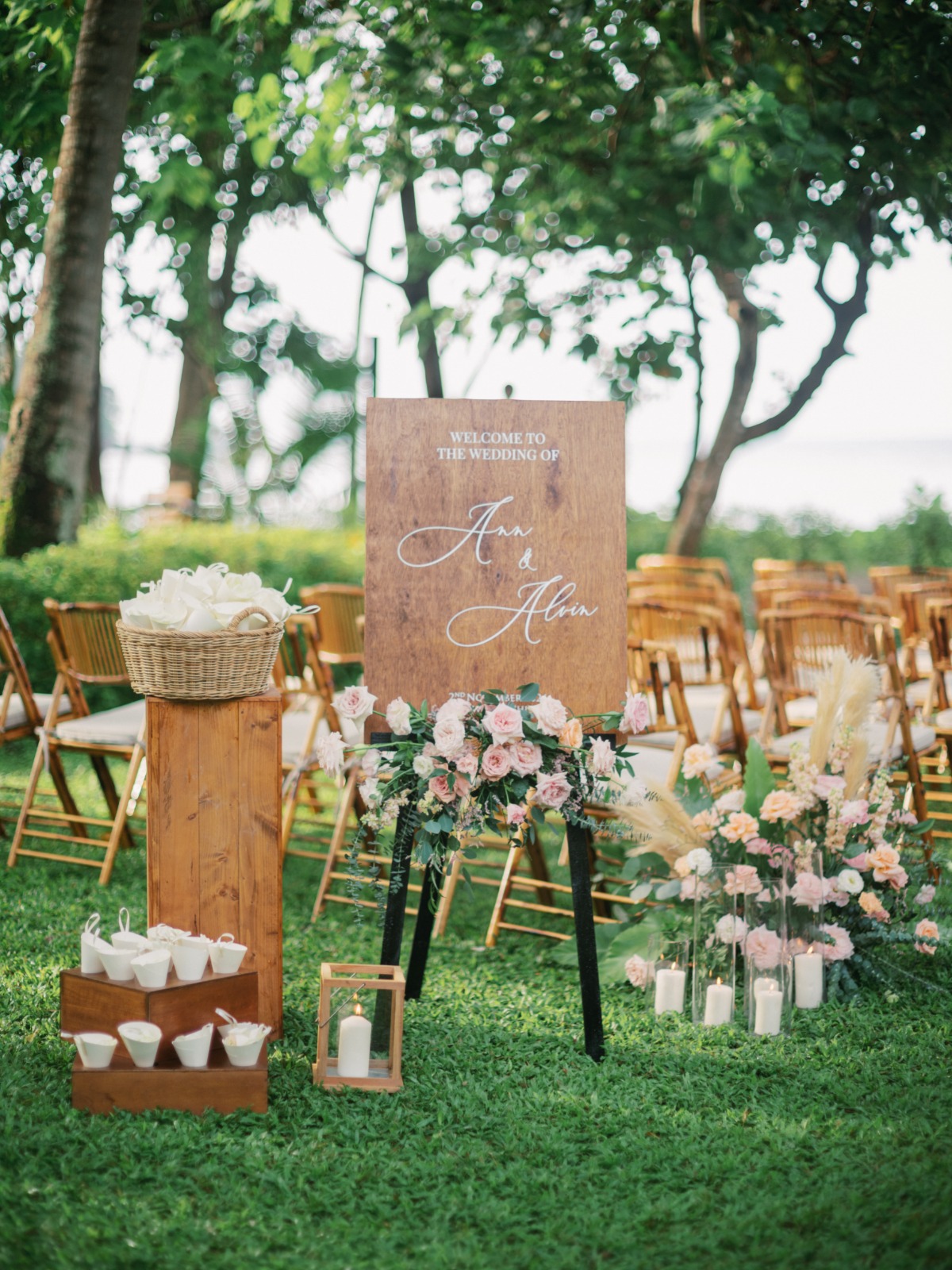 wood wedding sign ideas