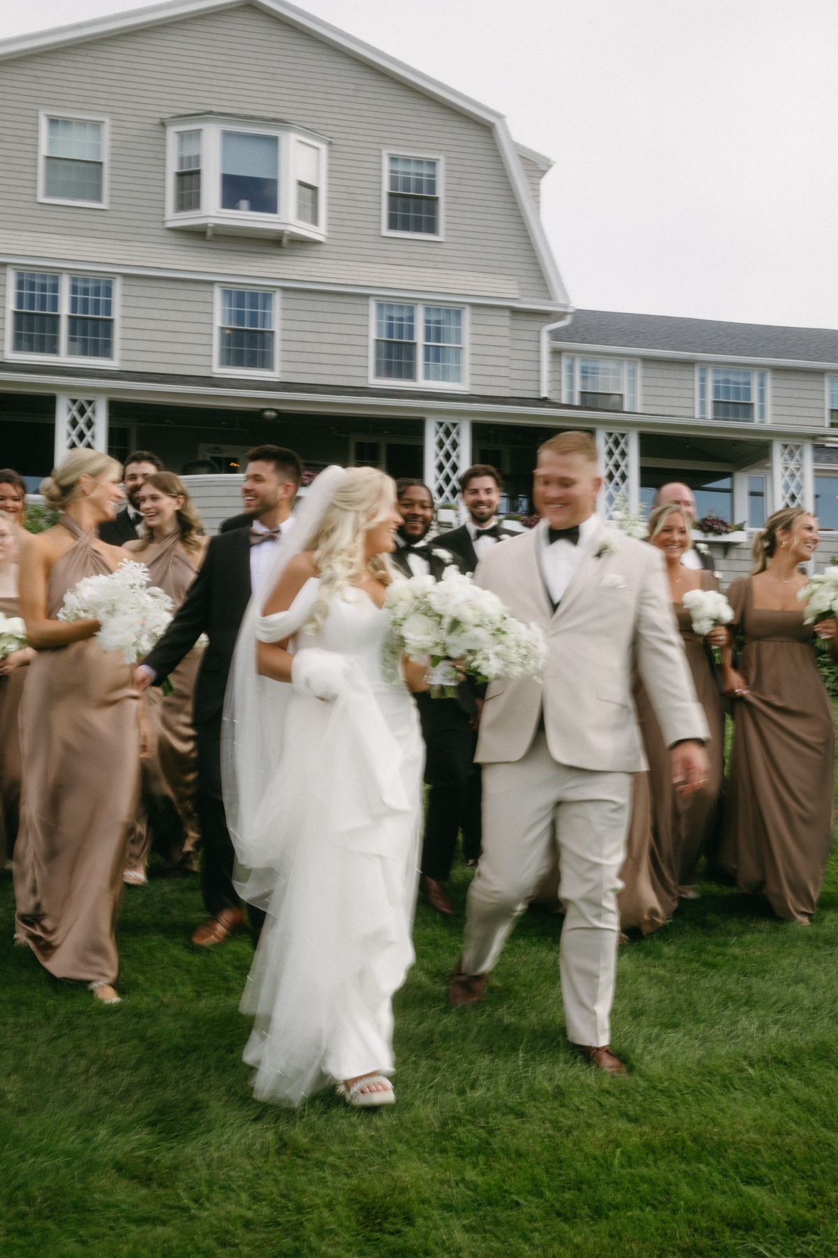 brown bridesmaid dresses