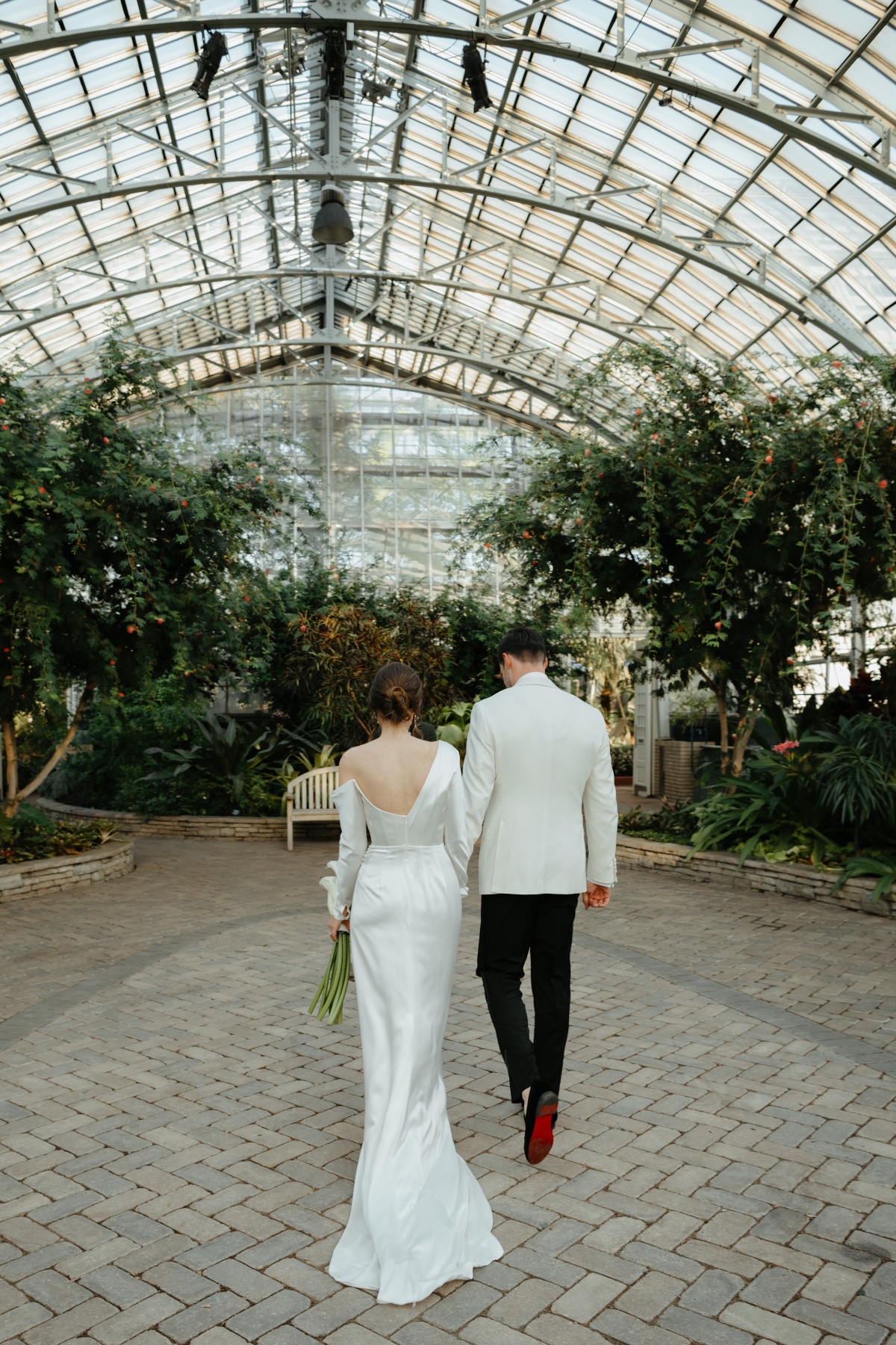 groom with louboutin loafers