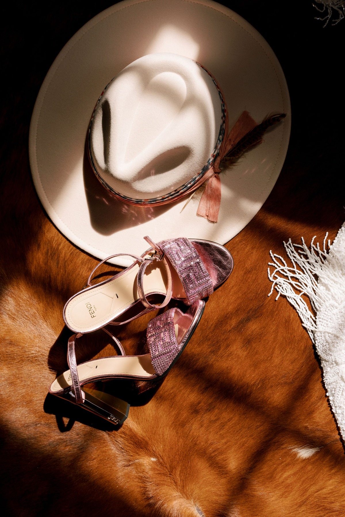 pink disco wedding shoes