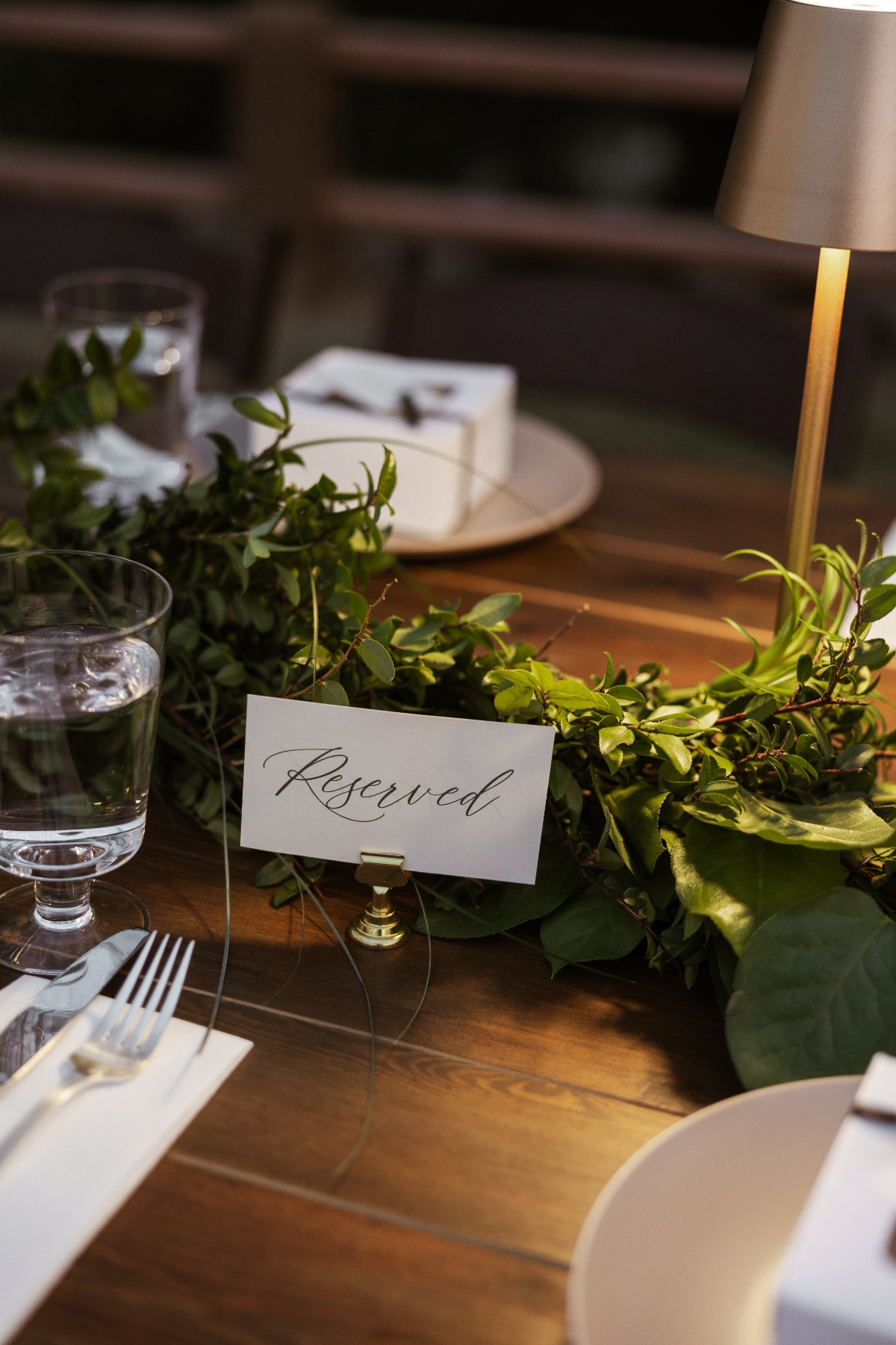 reserved sign ideas for weddings