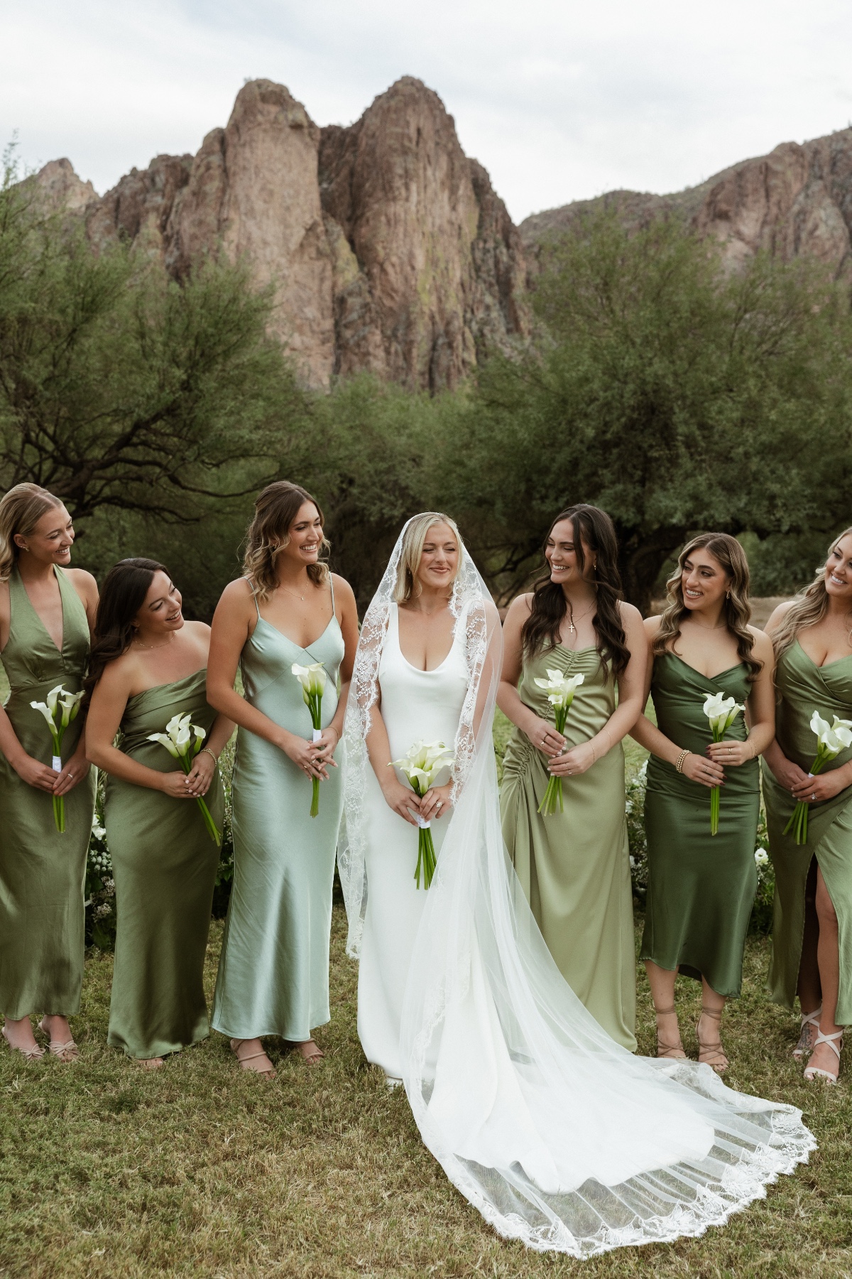 green bridesmaid dress ideas