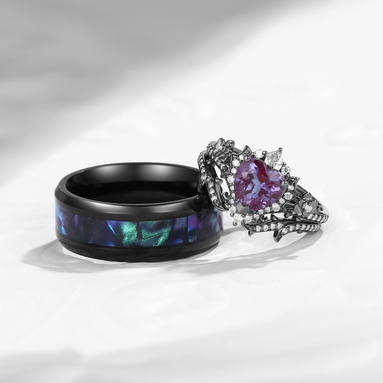 heart shaped engagement ring by StarlandUS