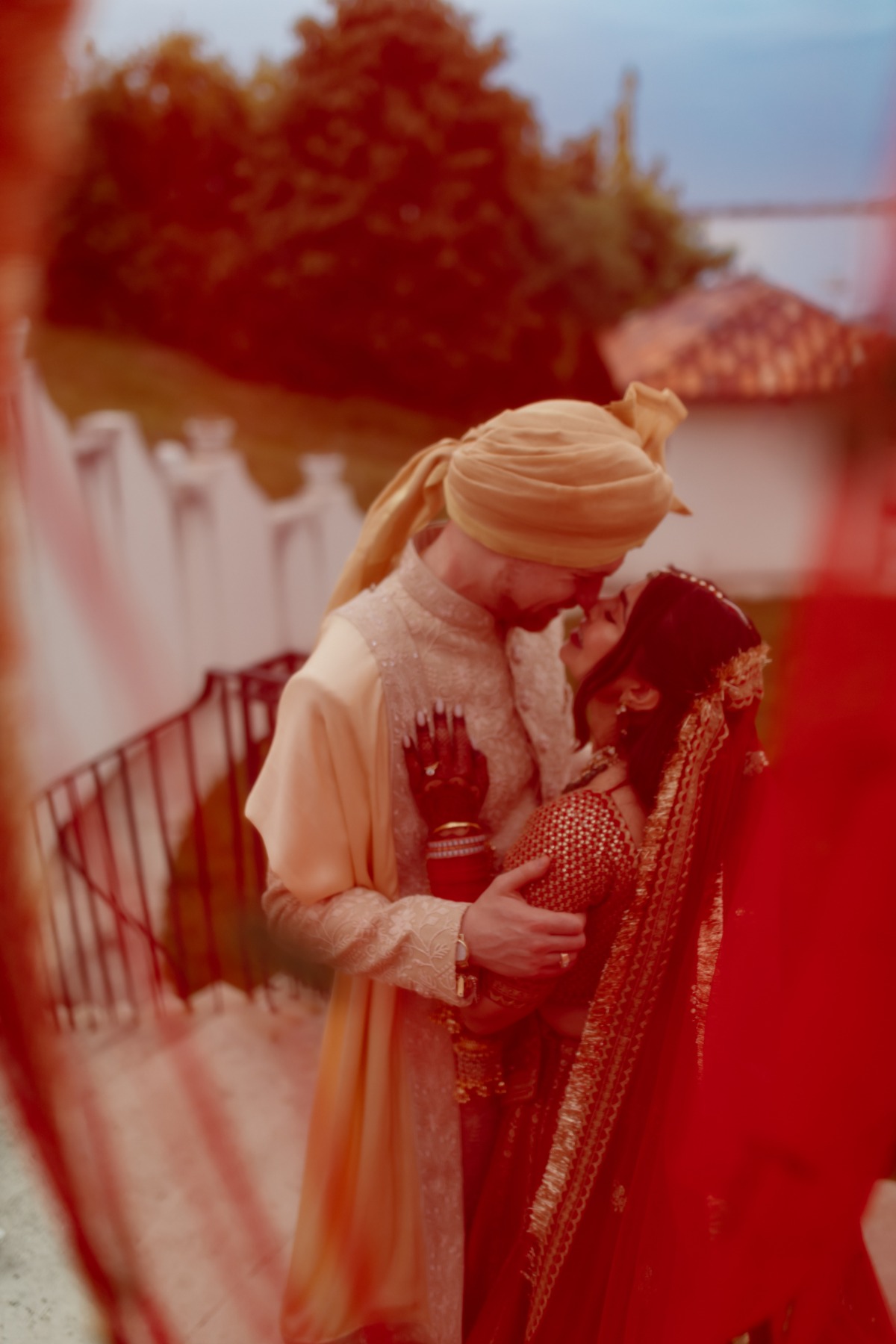 red and yellow Indian wedding