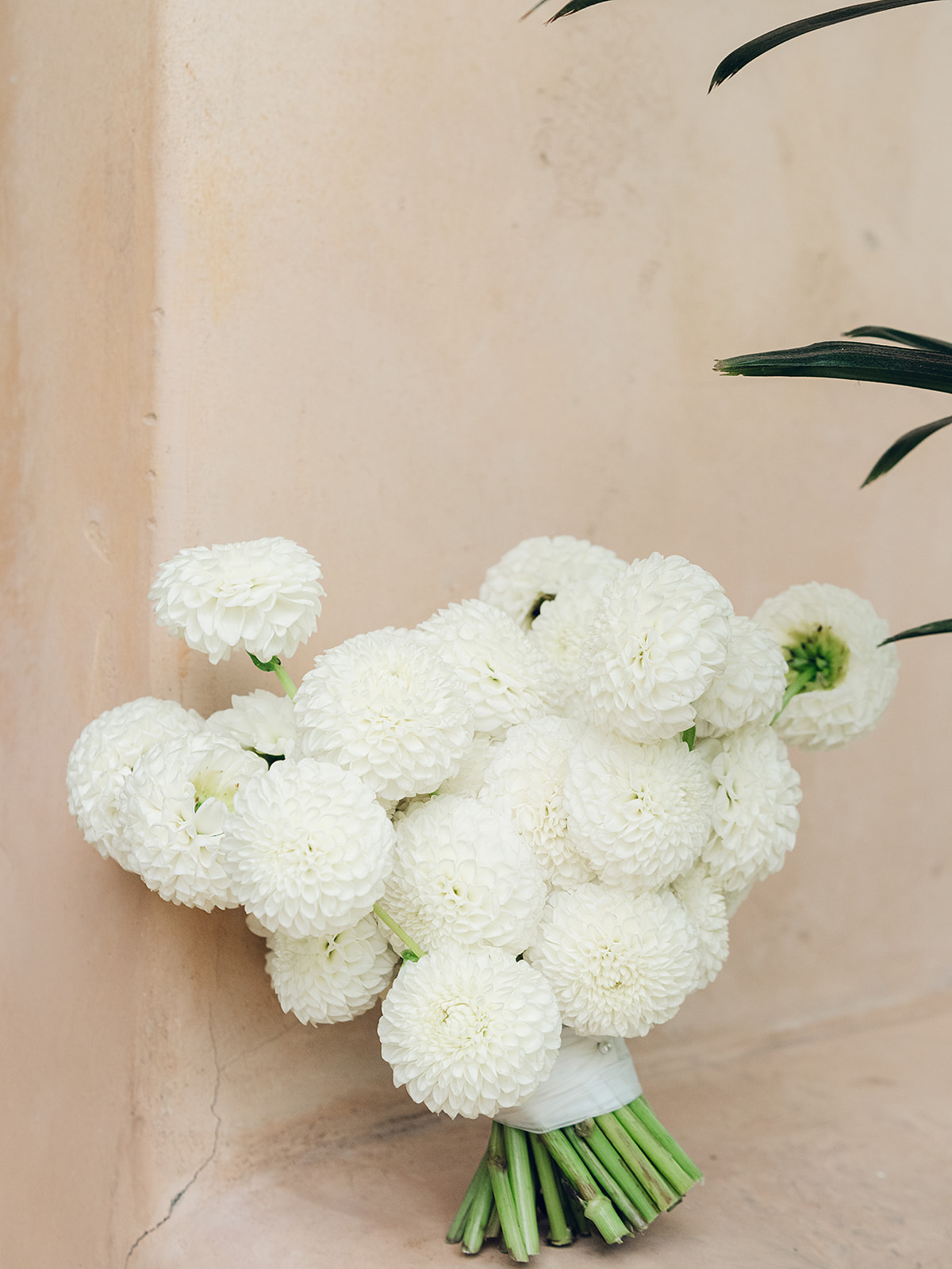 simple ivory bridal bouquet