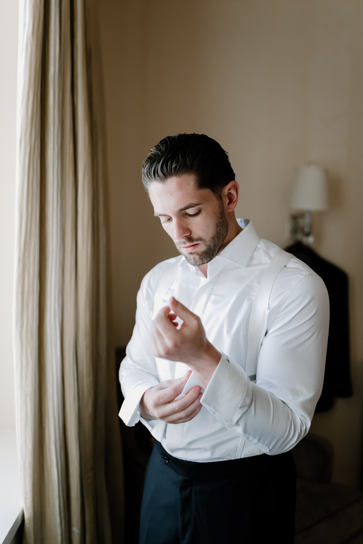 classic black tie wedding